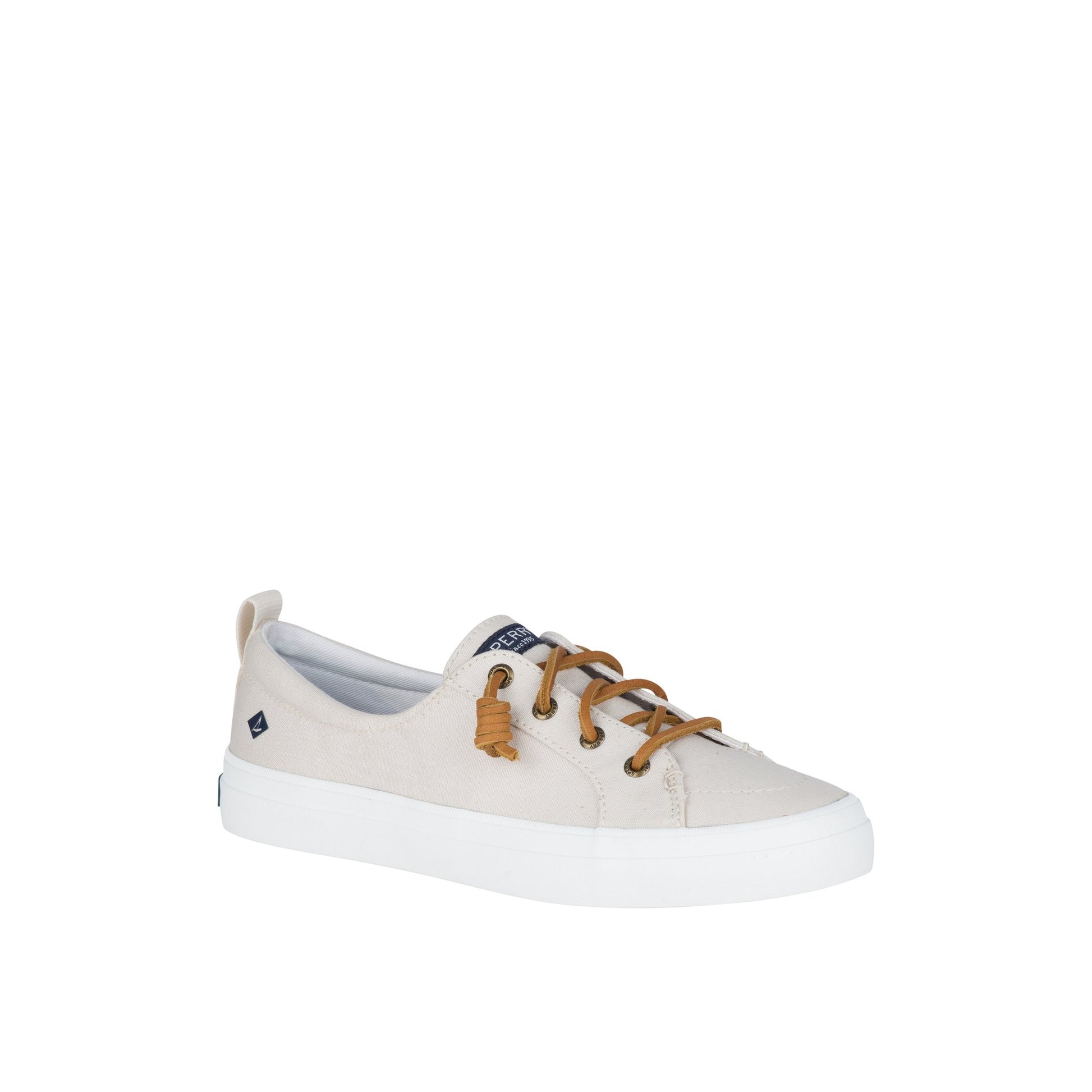 Three-quarter angle of Bone Crest Vibe Canvas Mainstream Sneaker Vulcanized Sneaker's front side