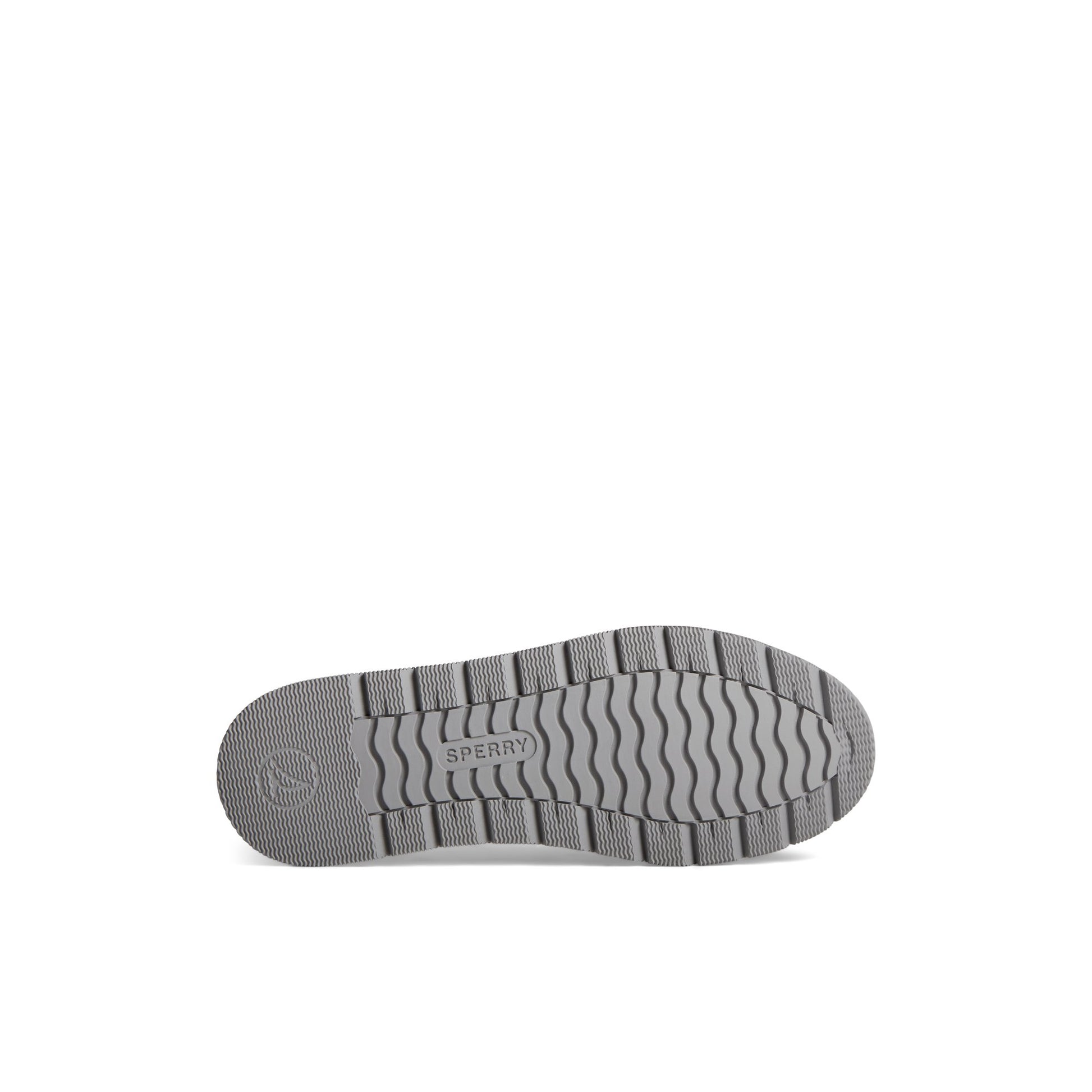 View of Black Augusta Boat Shoe Boat Shoes's sole