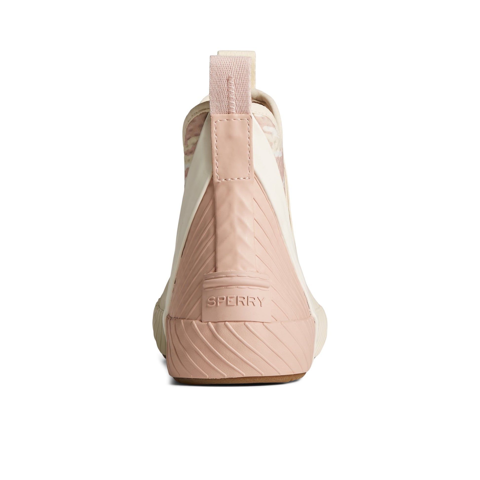 Close-up of the Bone Cutwater Deck Boot Chelsea Rain Boot