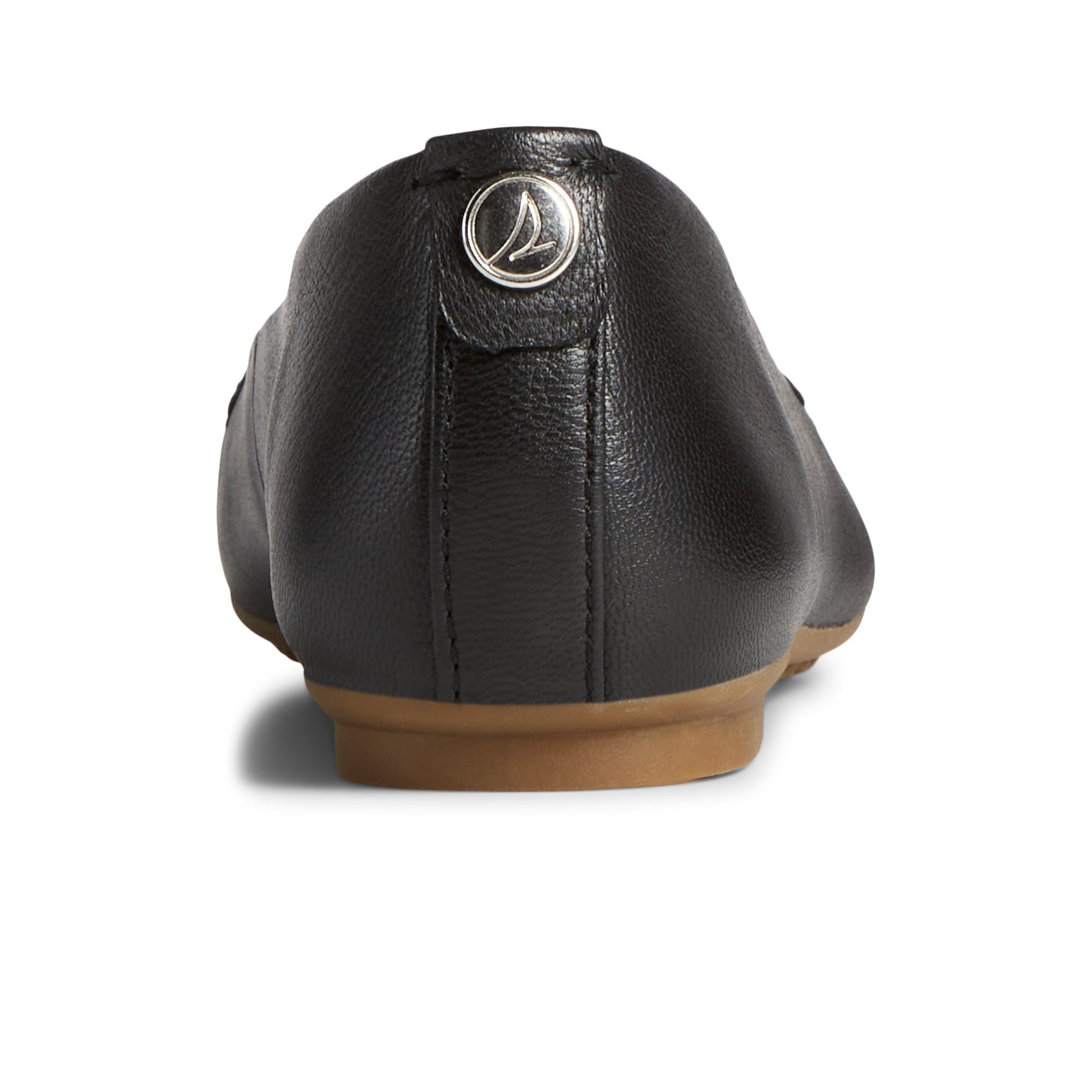 Close-up of the Black Piper Ballet Flat Ballerina