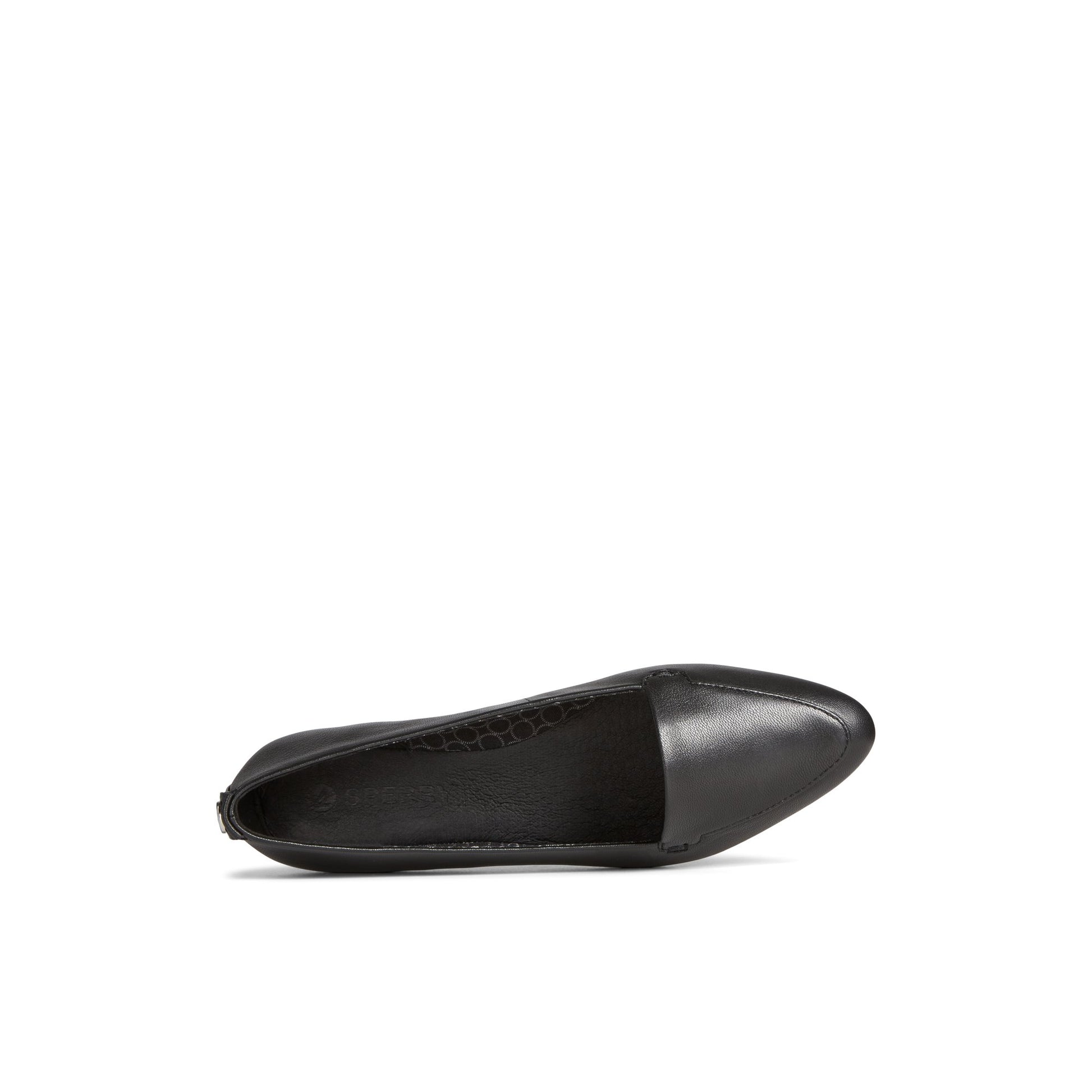 Top-down view of the Black Piper Ballet Flat Ballerina