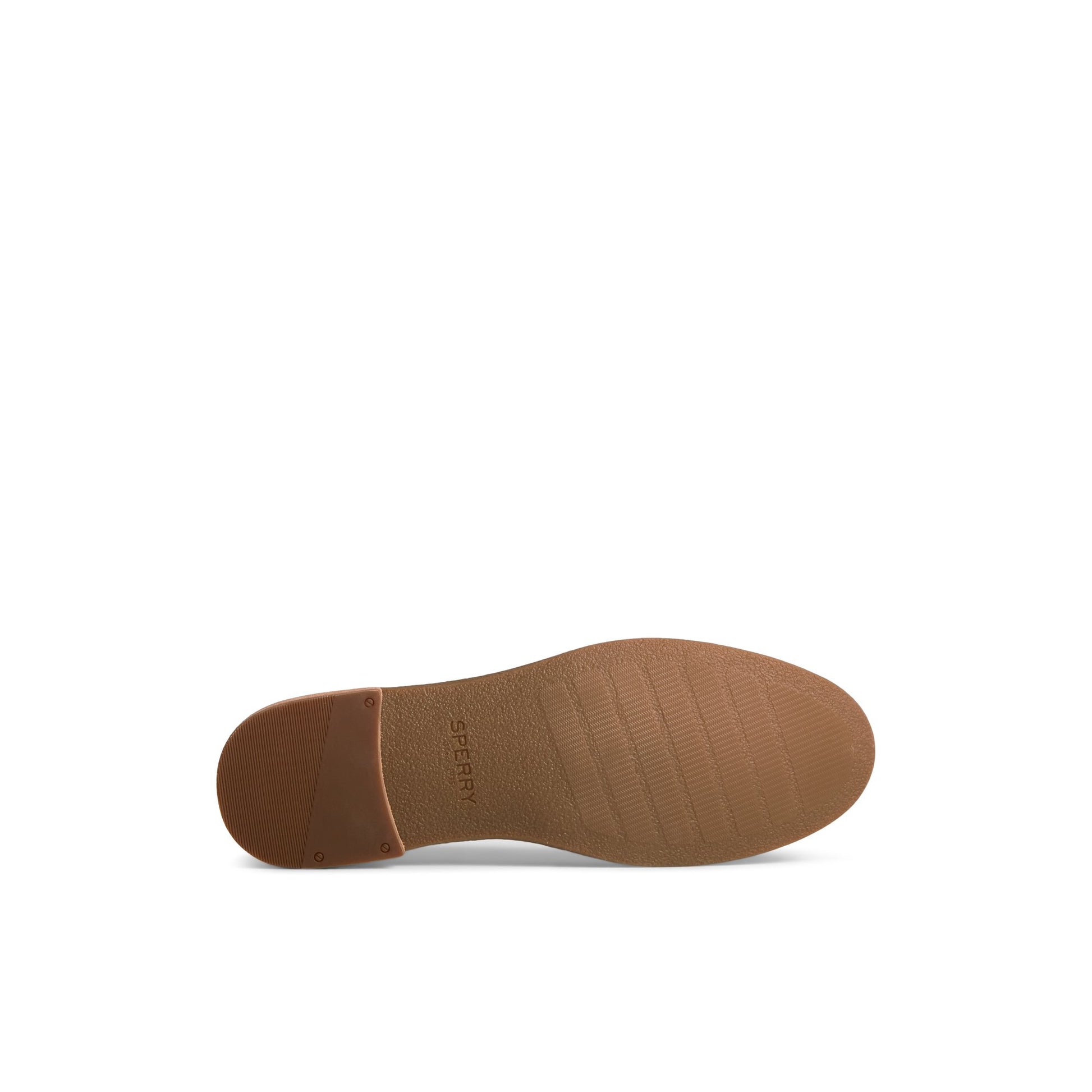 View of Bone Seaport Perforated Penny Loafer Penny Loafer's sole