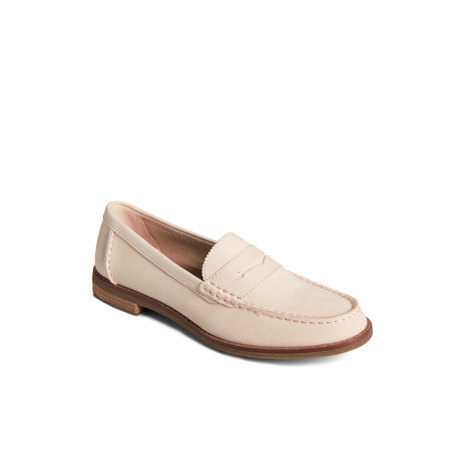 Three-quarter angle of Bone Seaport Penny Loafer Penny Loafer's front side