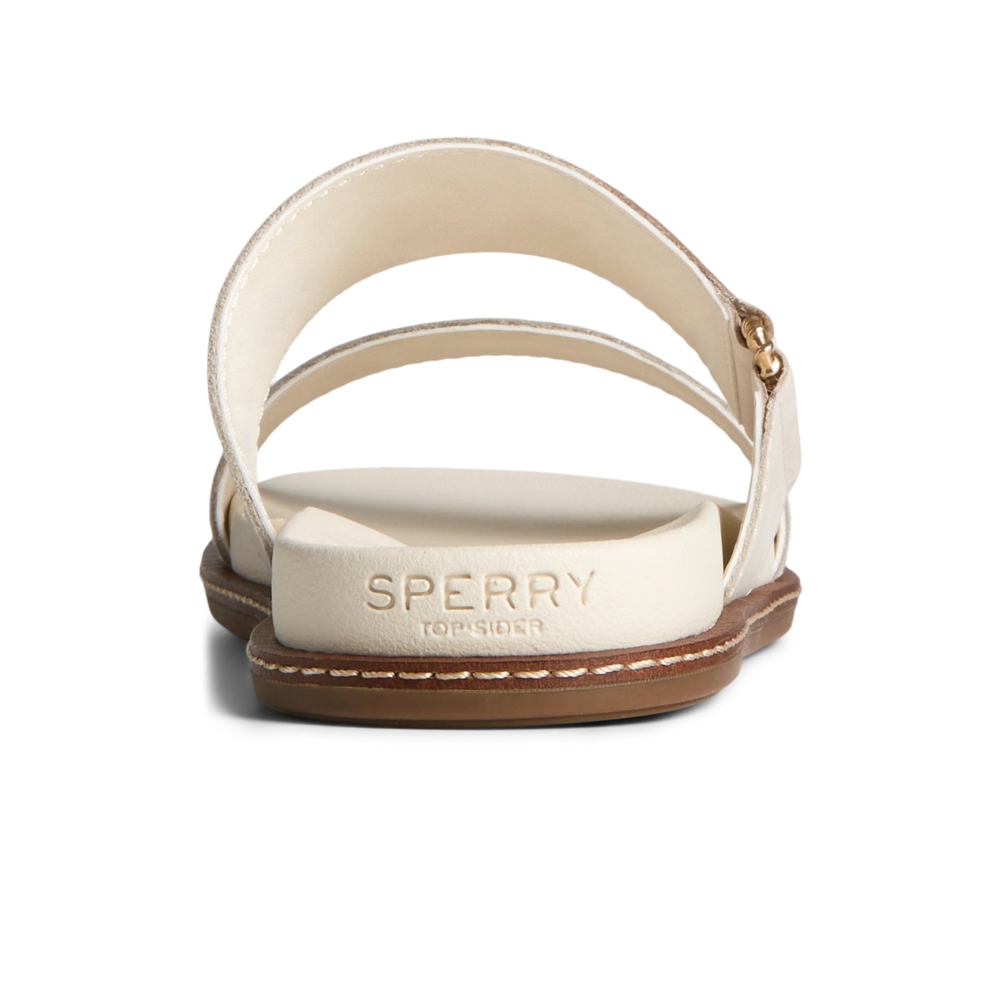 Close-up of the Bone Waveside PLUSHWAVE™ Slide Sandal Double Strap Sandals