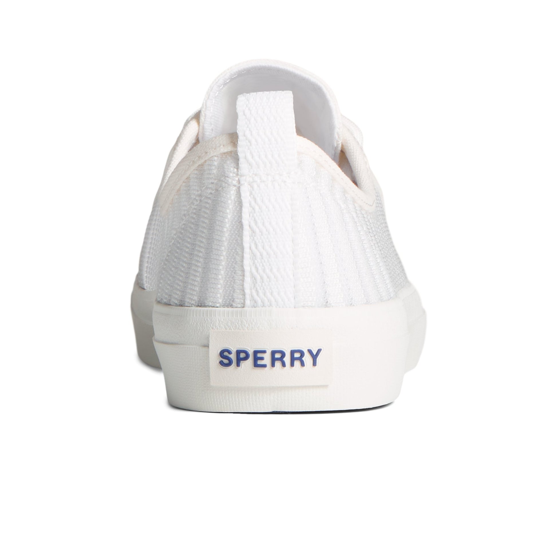 Close-up of the White Crest Vibe Mesh Sneaker Vulcanized Sneaker