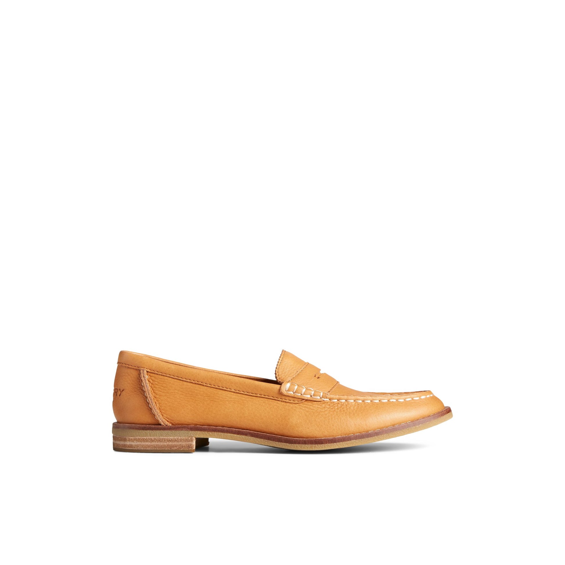 Main View of Medium beige Seaport Penny Leather Loafer Penny Loafer for Womens