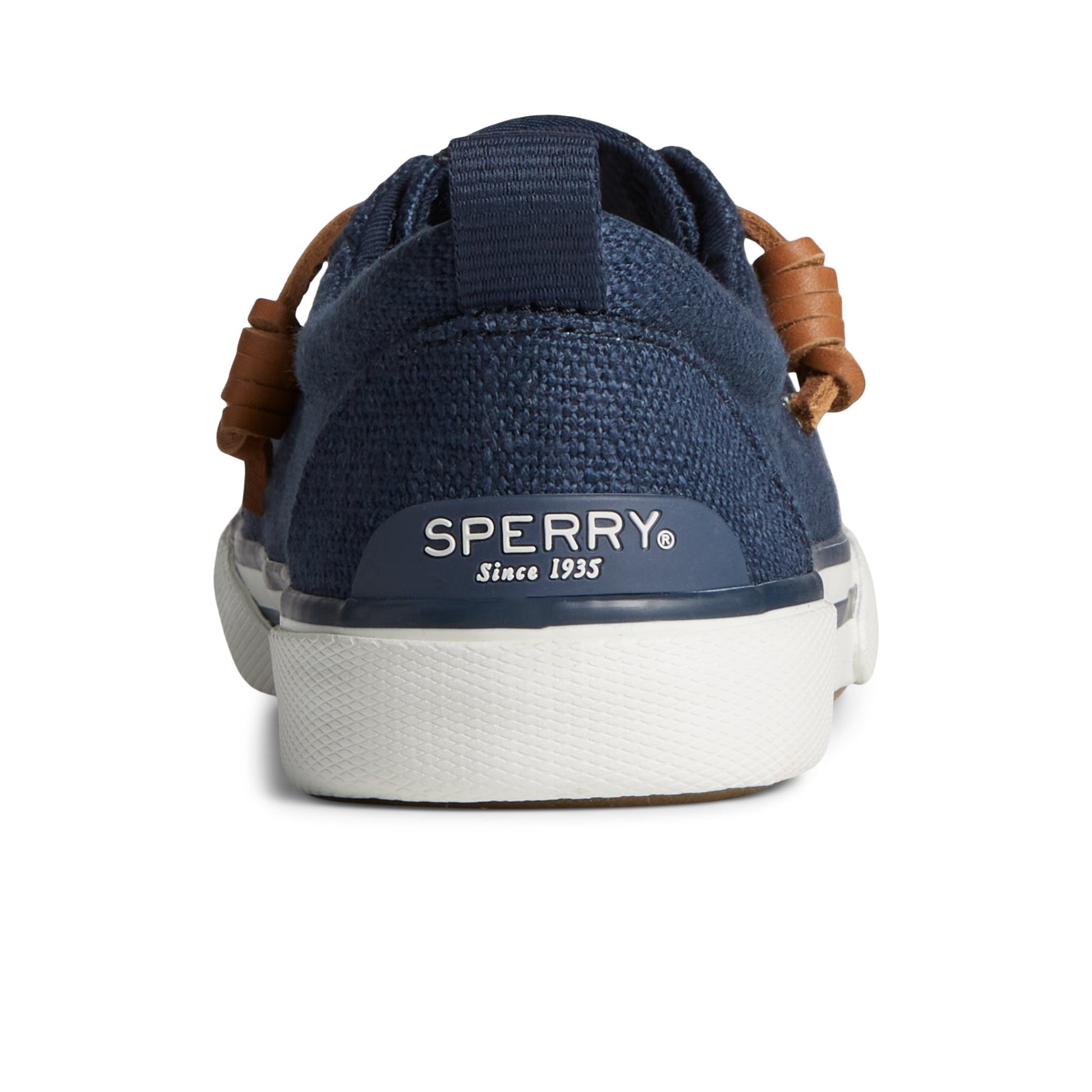 Close-up of the Navy Pier Wave Lace to Toe Sneaker Vulcanized Sneaker