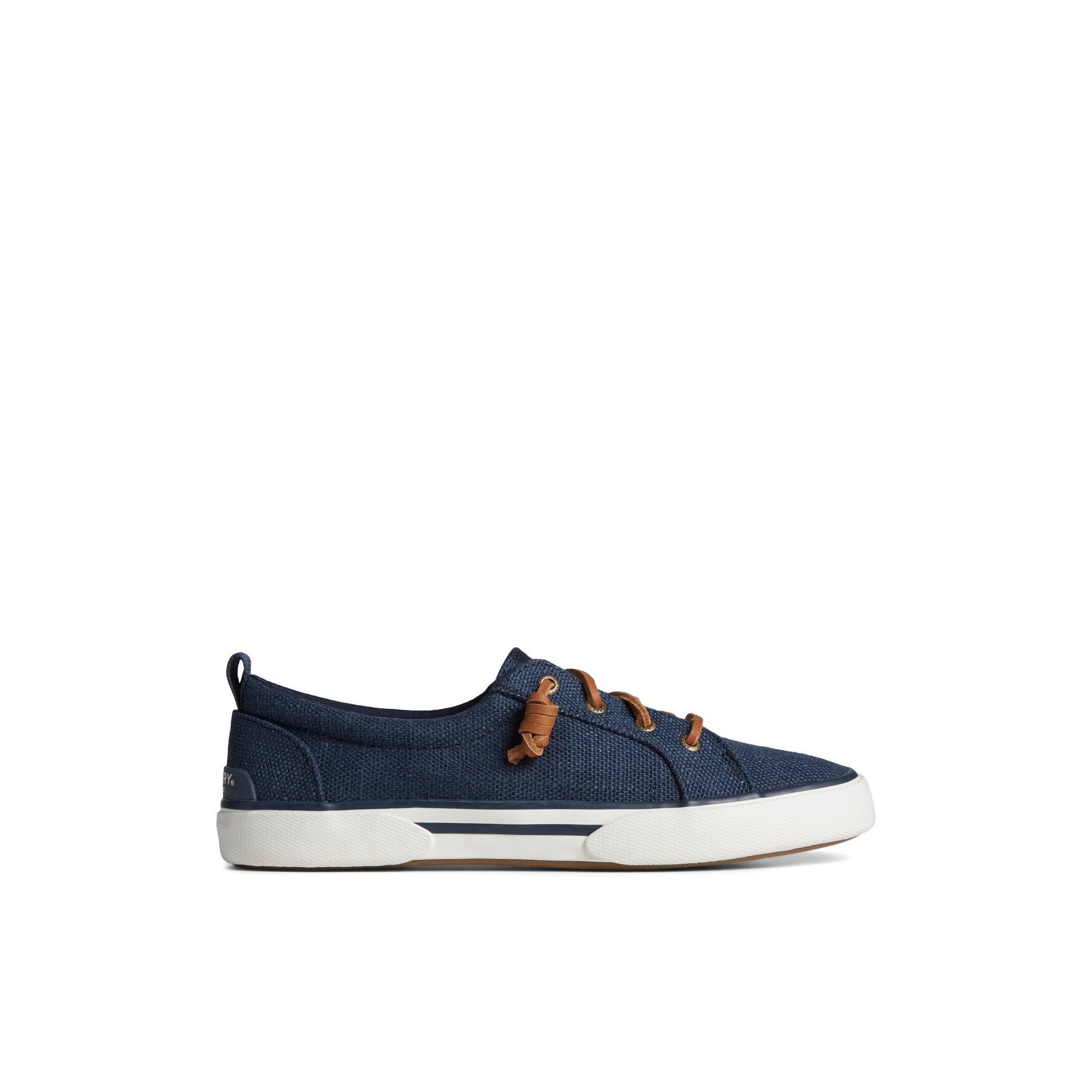 Main View of Navy Pier Wave Lace to Toe Sneaker Vulcanized Sneaker for Womens