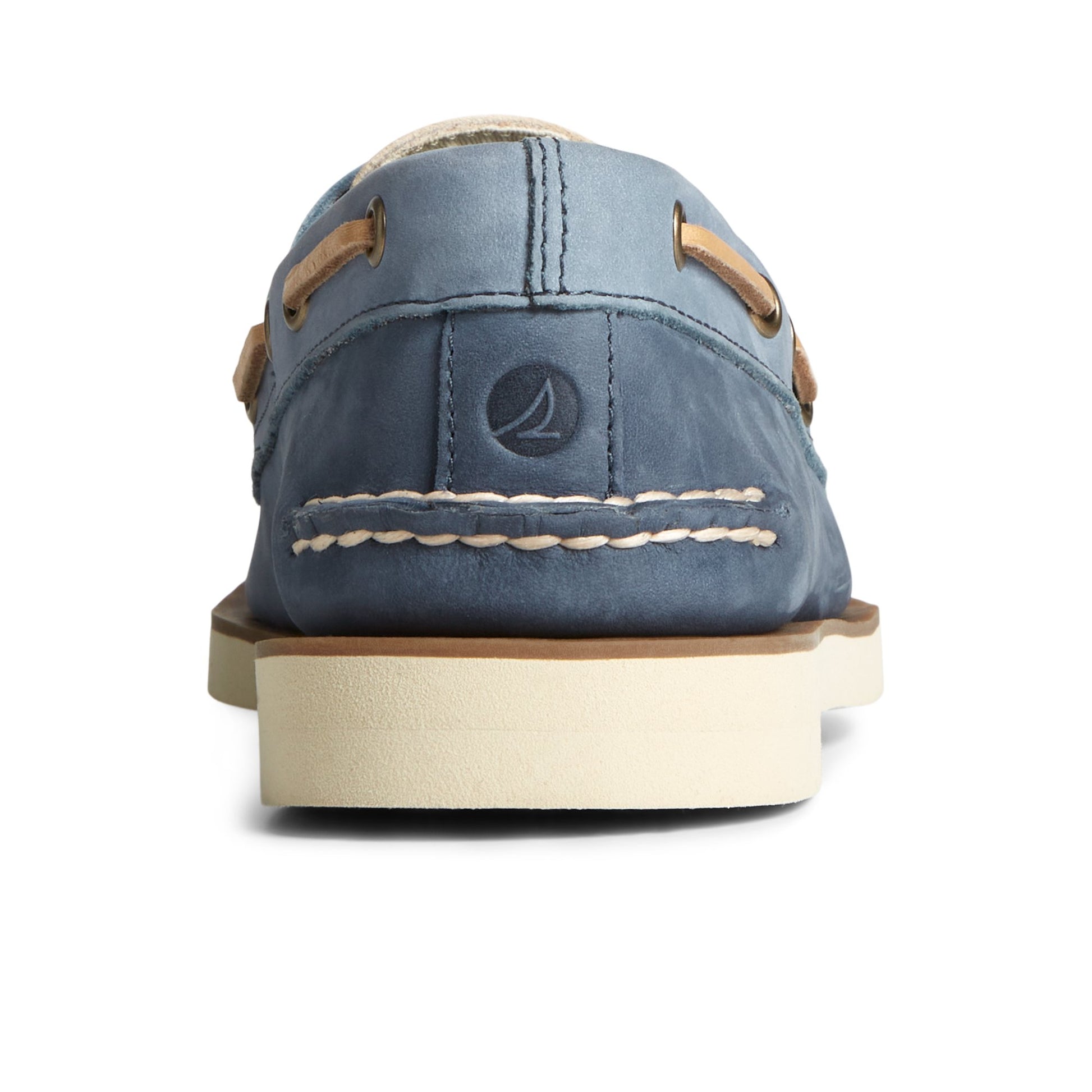 Close-up of the Navy Authentic Original™ 2-Eye Double Sole Boat Shoe Boat Shoes
