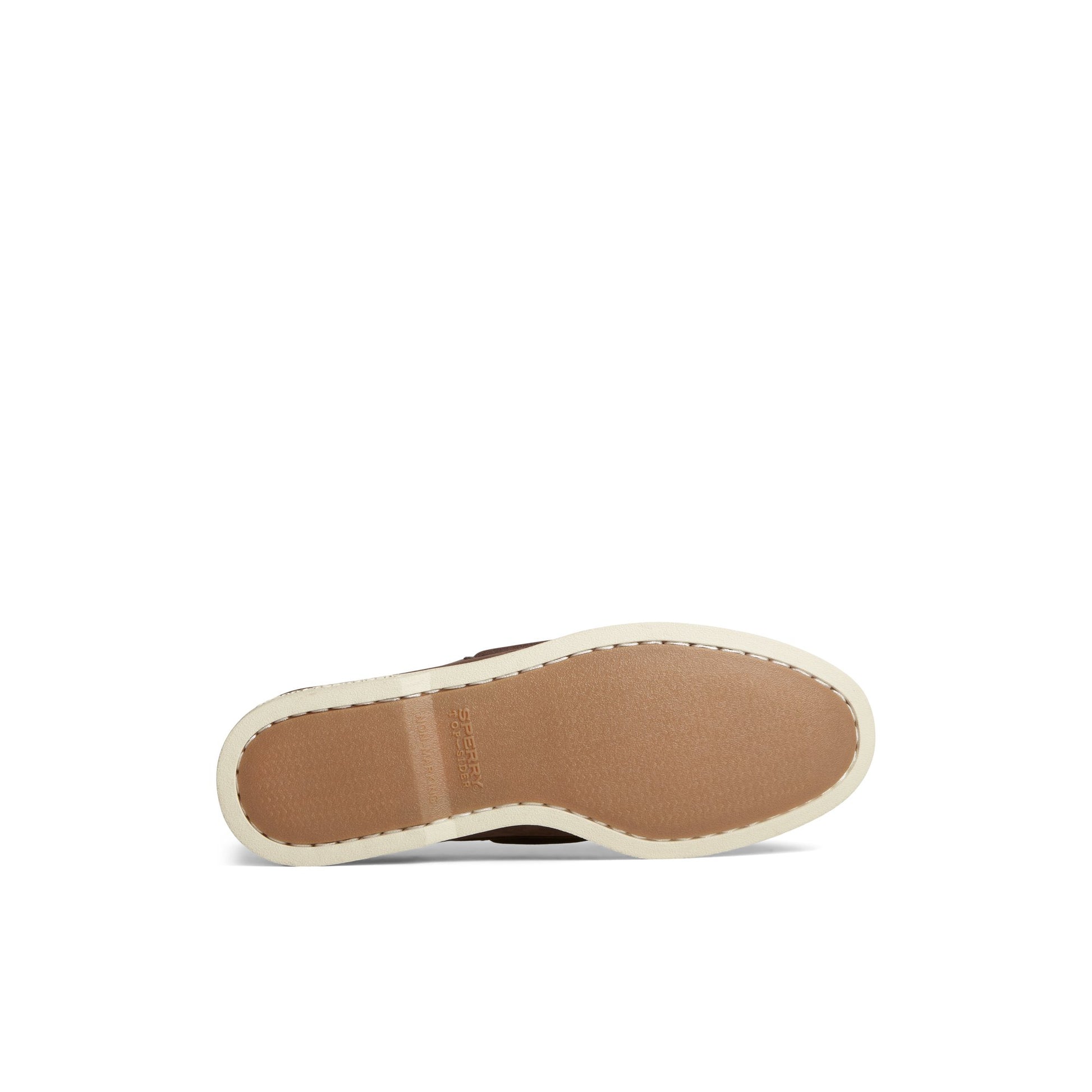 View of Brown Authentic Original™ Nubuck Boat Shoe Boat Shoes's sole