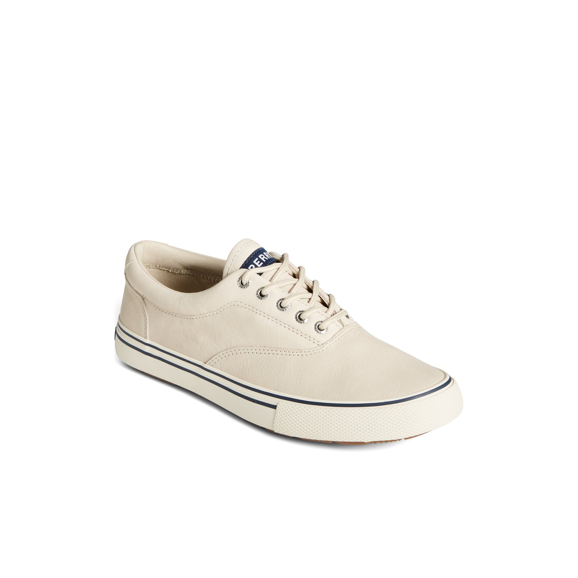 Three-quarter angle of Bone Striper II Storm CVO Waterproof Leather Sneaker Vulcanized Sneaker's front side