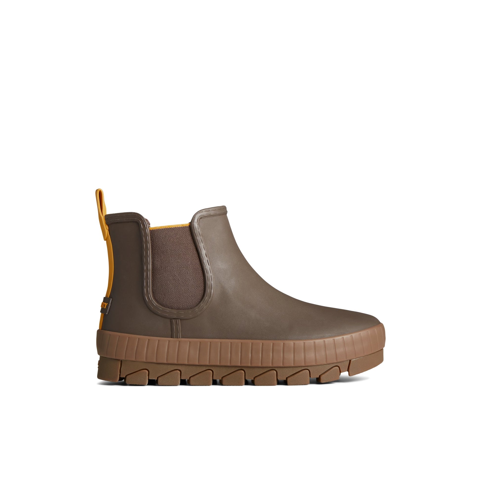 Main View of Brown Torrent Chelsea Waterproof Rain Boot Chelsea Rain Boot for Womens