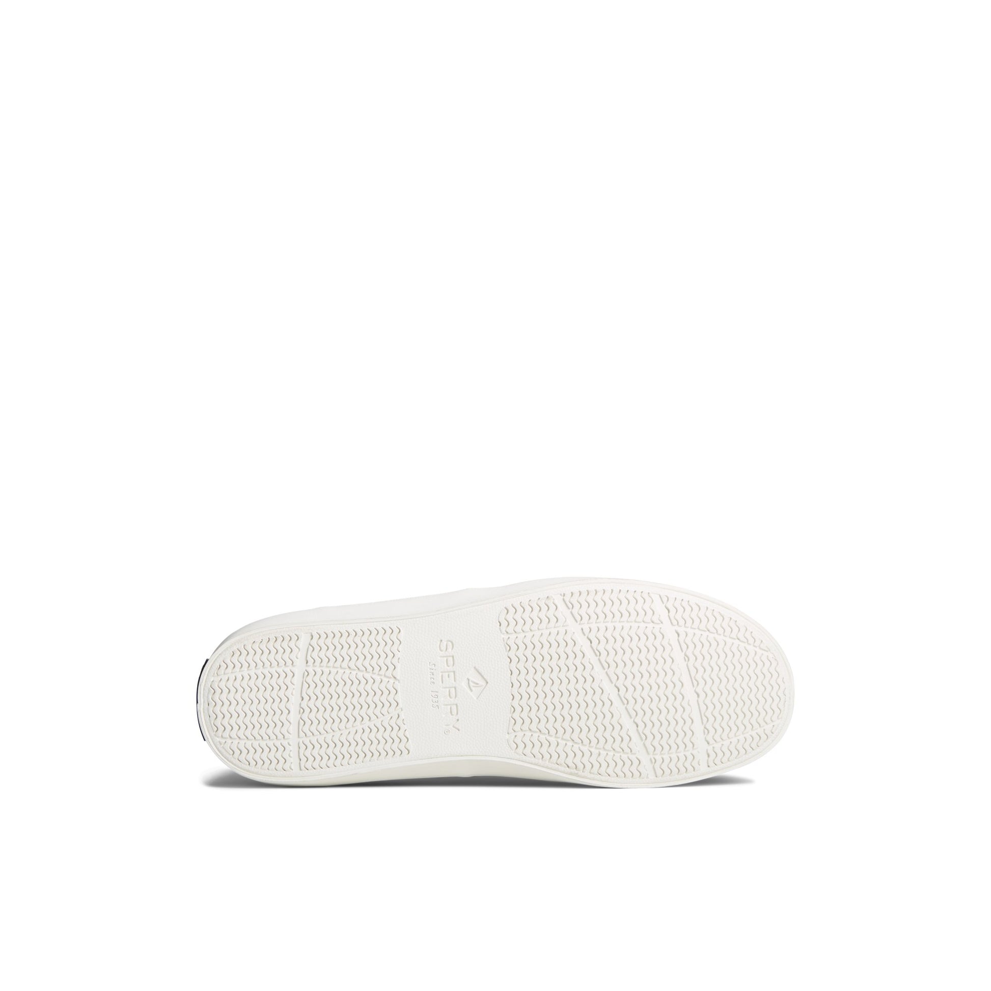 View of Grey SeaCycled™ Bowery Sneaker Vulcanized Sneaker's sole