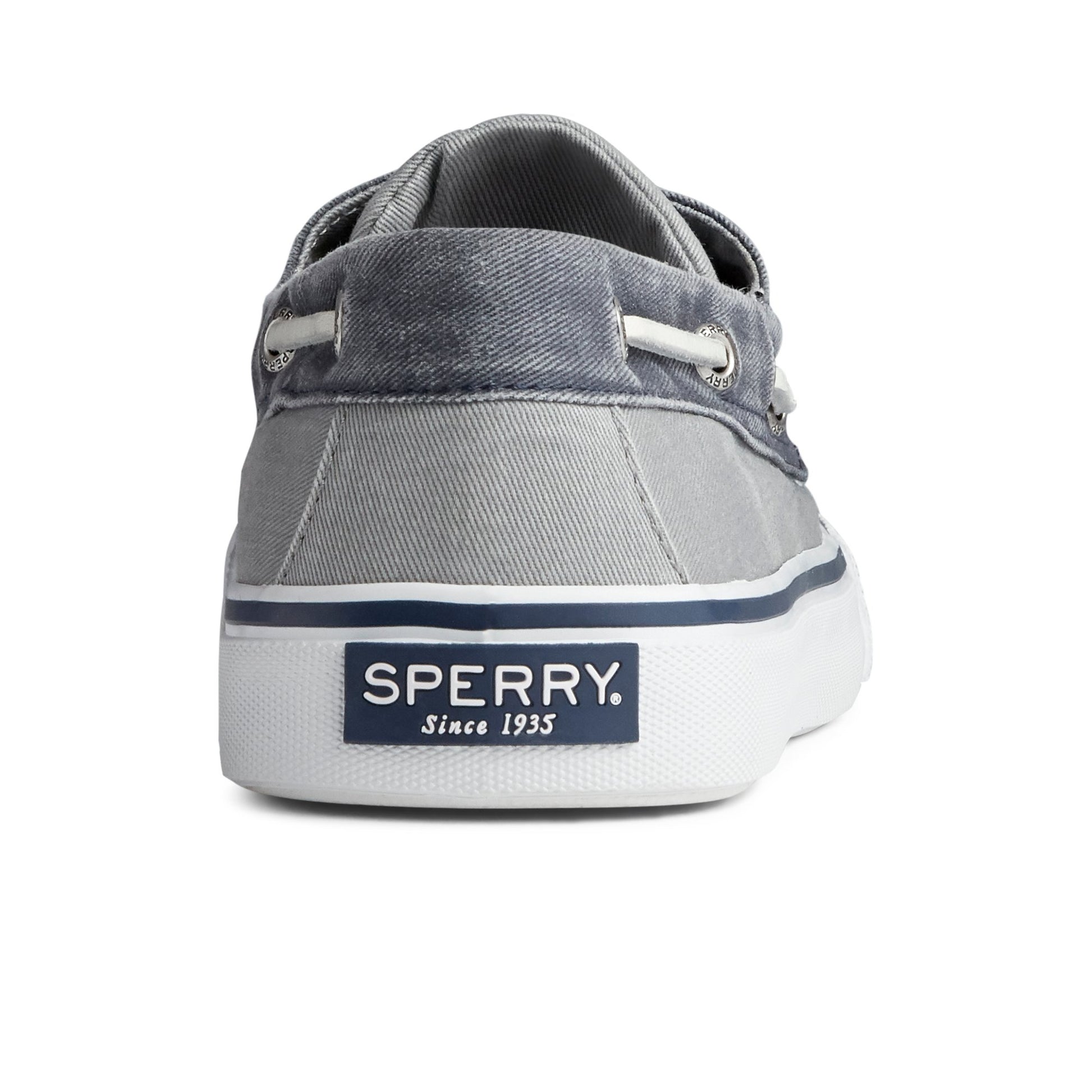 Close-up of the Grey Bahama II Sneaker Vulcanized Sneaker Boat Shoes