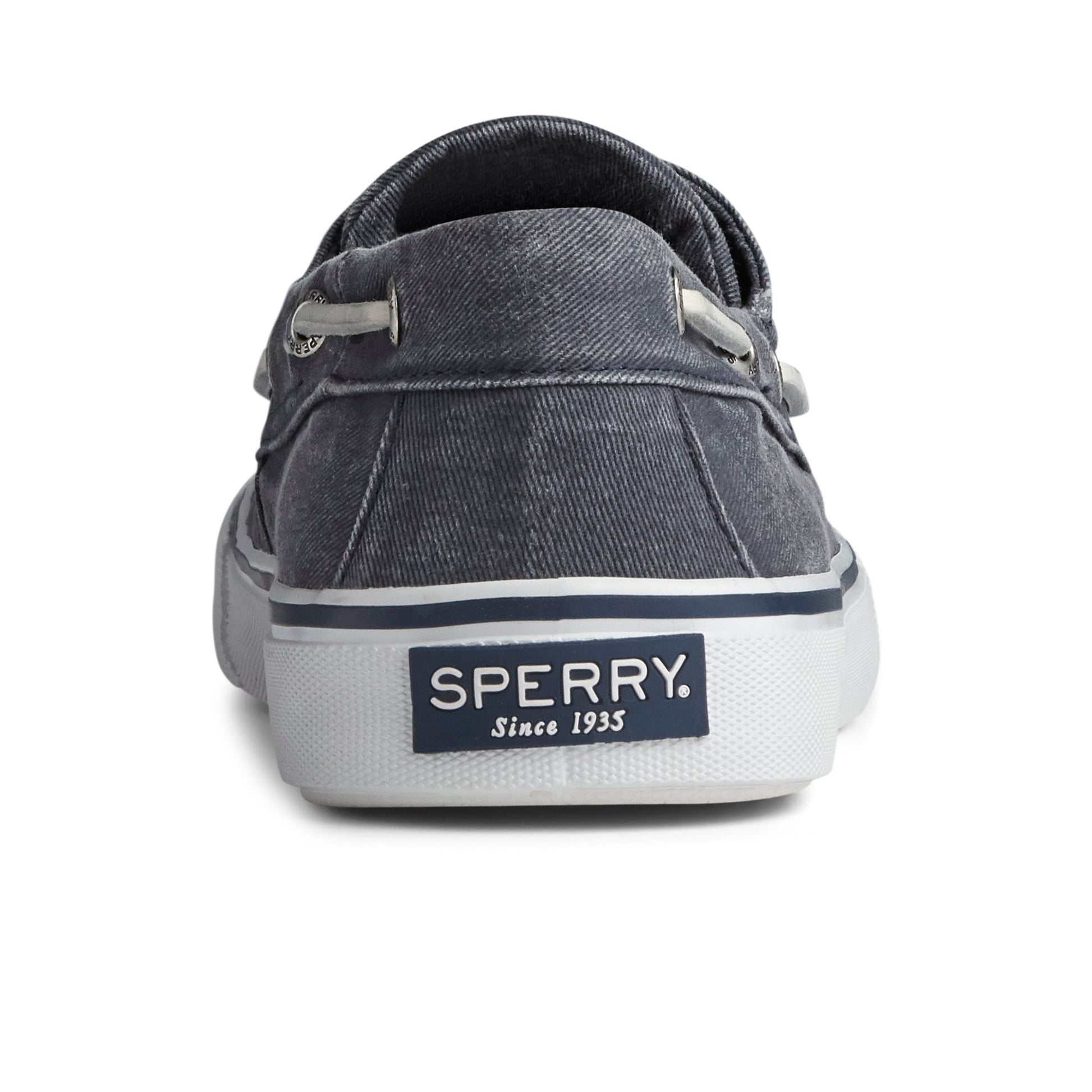 Close-up of the Navy Bahama II Sneaker Vulcanized Sneaker Boat Shoes