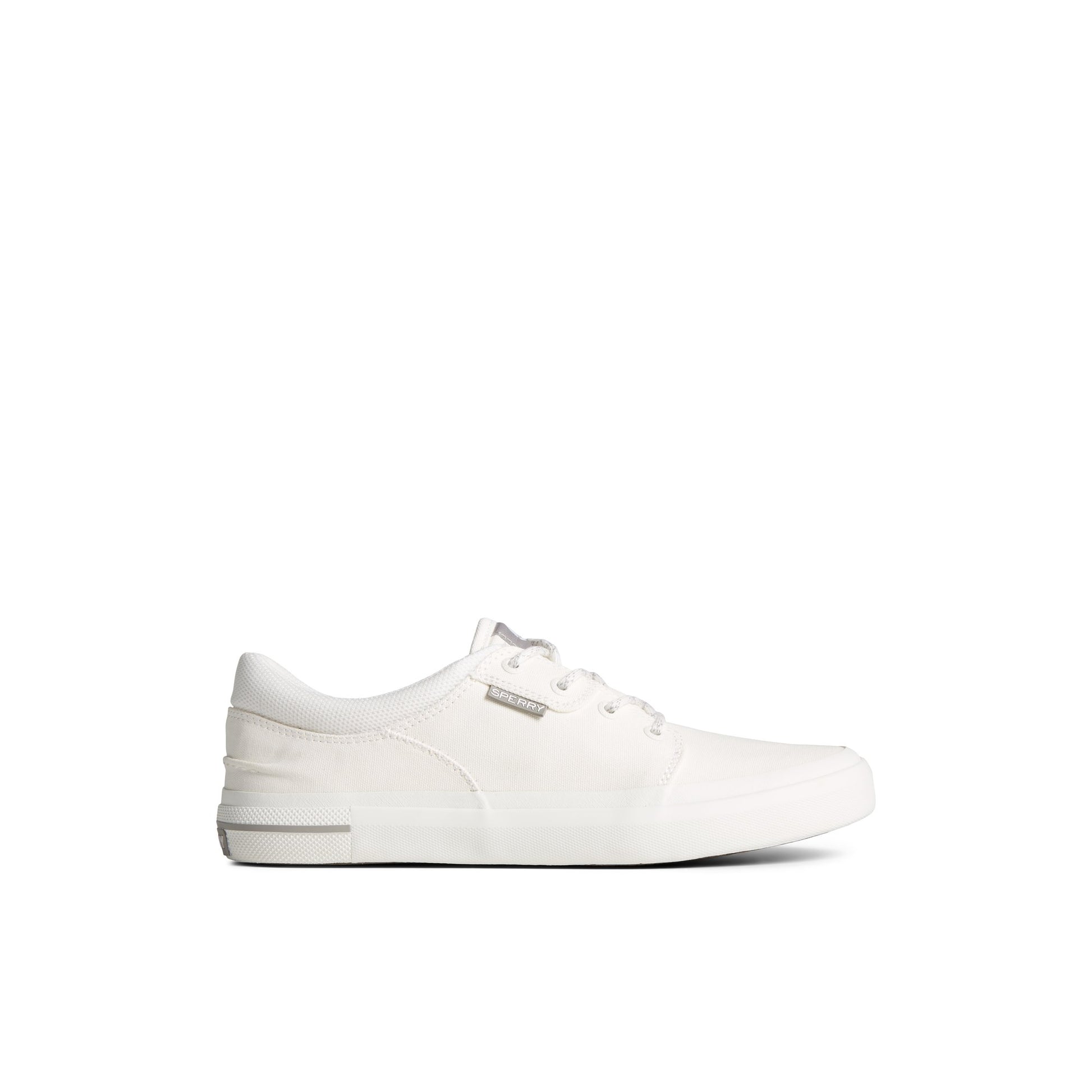 Main View of White Crossjack Sneaker Vulcanized Sneaker for Mens