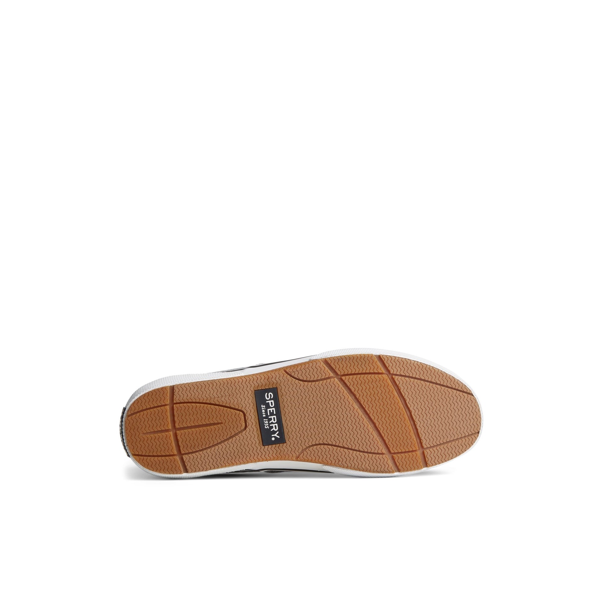 View of Black Halyard CVO Linen Sneaker Vulcanized Sneaker's sole