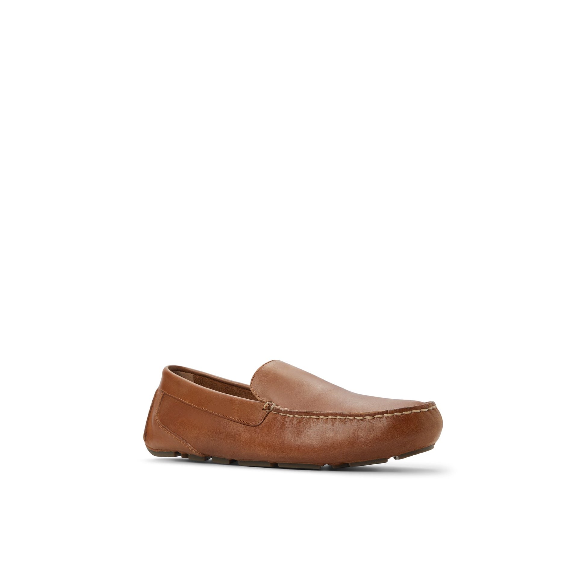 Side view of Medium Beige Davenport Venetian Driver Driver Loafer Casual Shoes