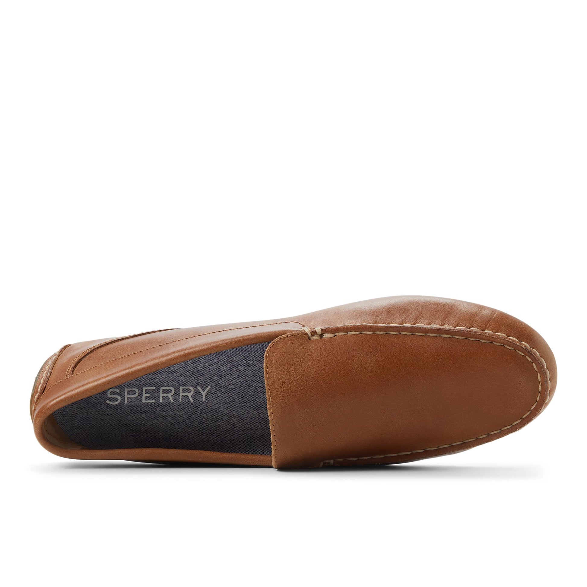 Top-down view of the Medium Beige Davenport Venetian Driver Driver Loafer Casual Shoes