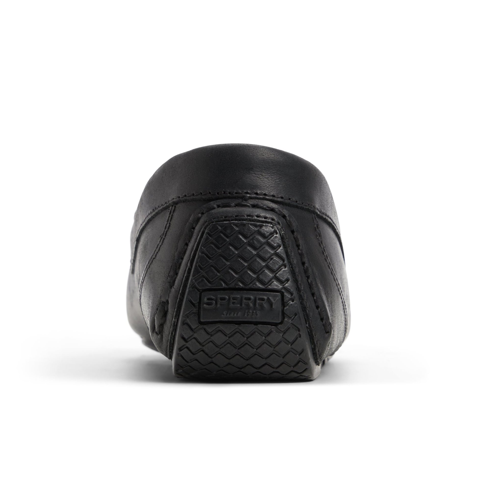 Three-quarter angle of Black Davenport Venetian Driver Driver Loafer Casual Shoes's front side