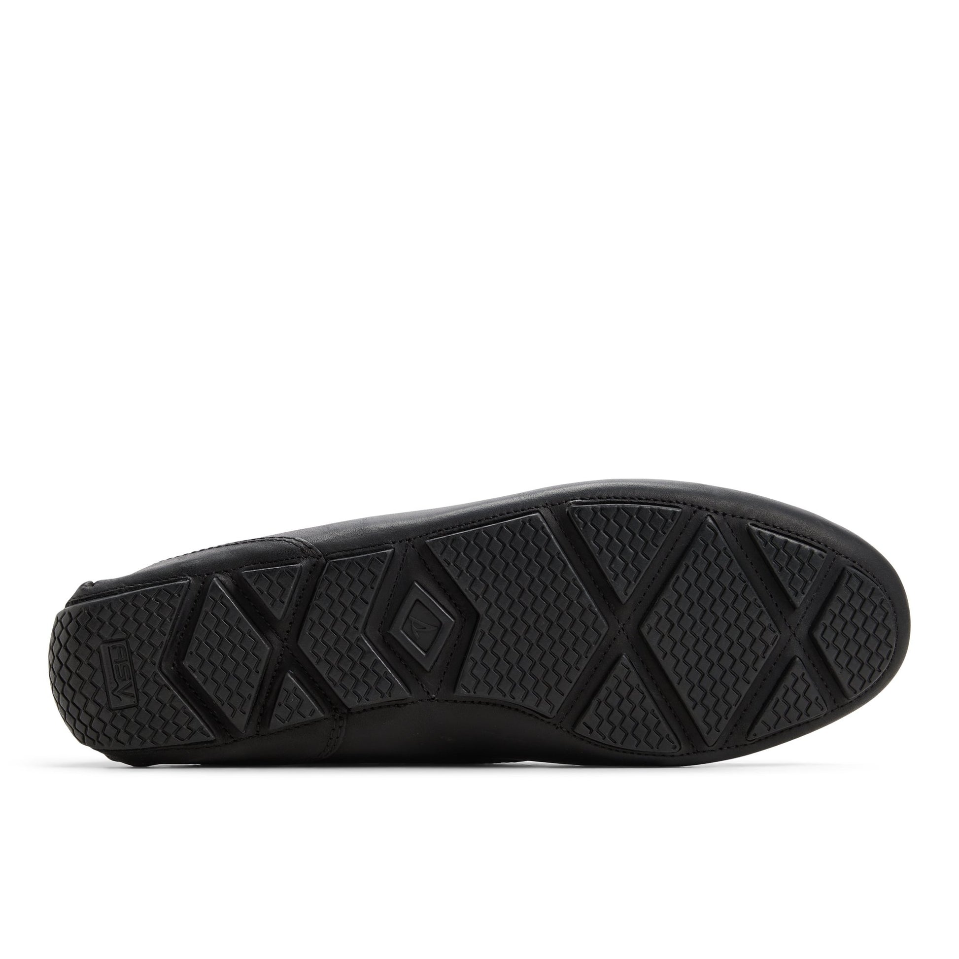 Close-up of the Black Davenport Venetian Driver Driver Loafer Casual Shoes