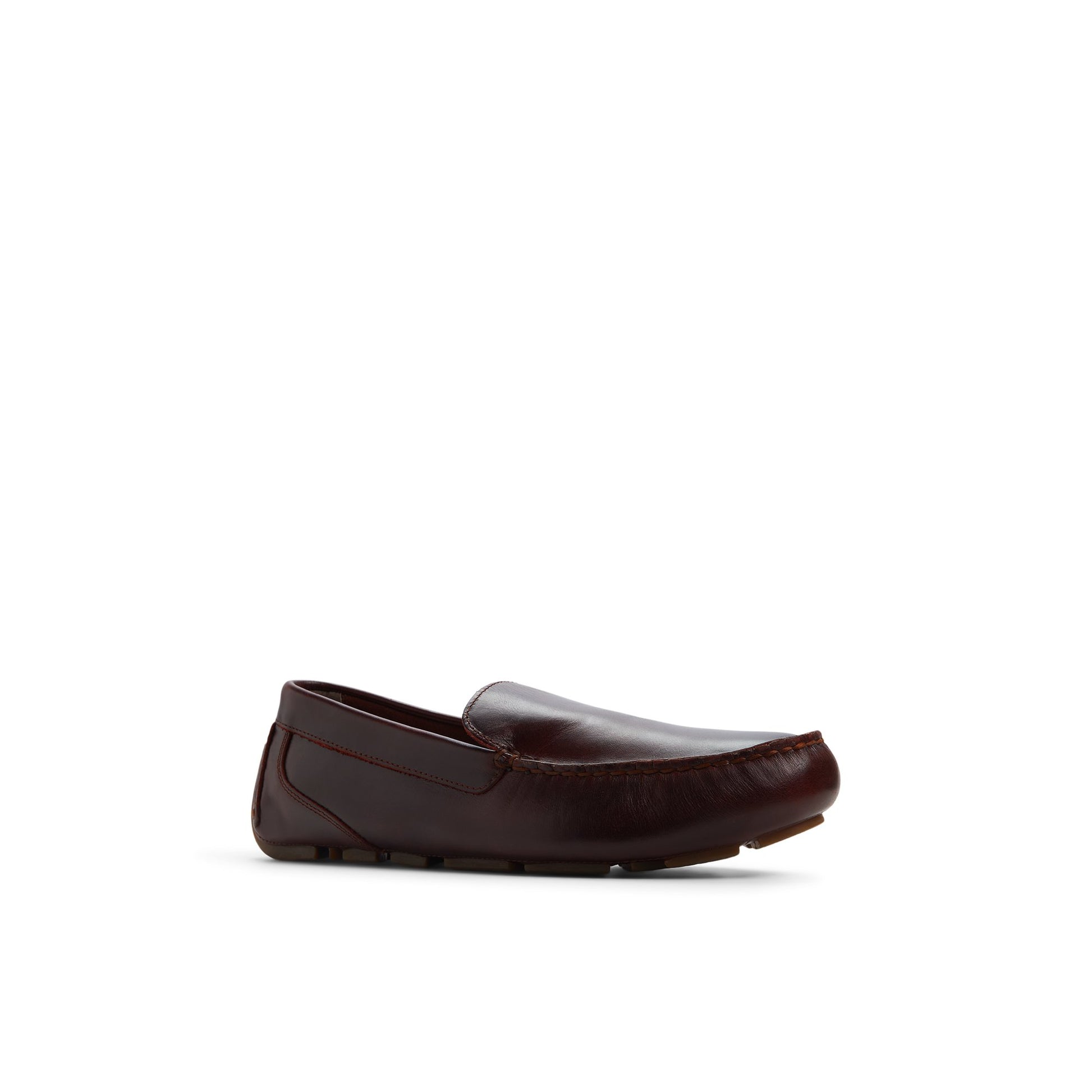 Side view of Dark brown Davenport Venetian Driver Driver Loafer Casual Shoes