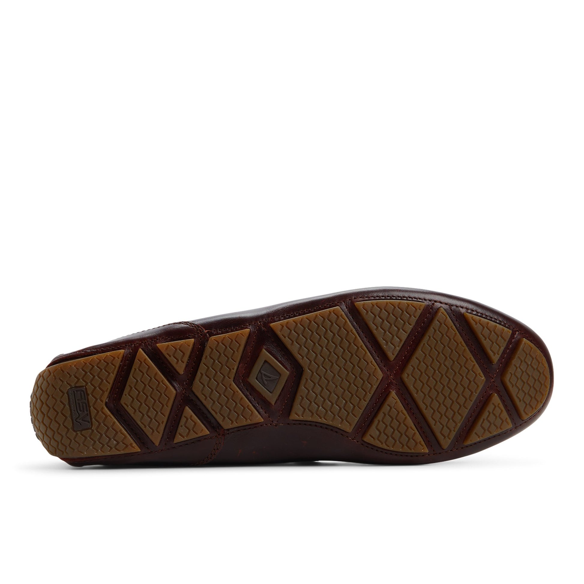 Close-up of the Dark brown Davenport Venetian Driver Driver Loafer Casual Shoes