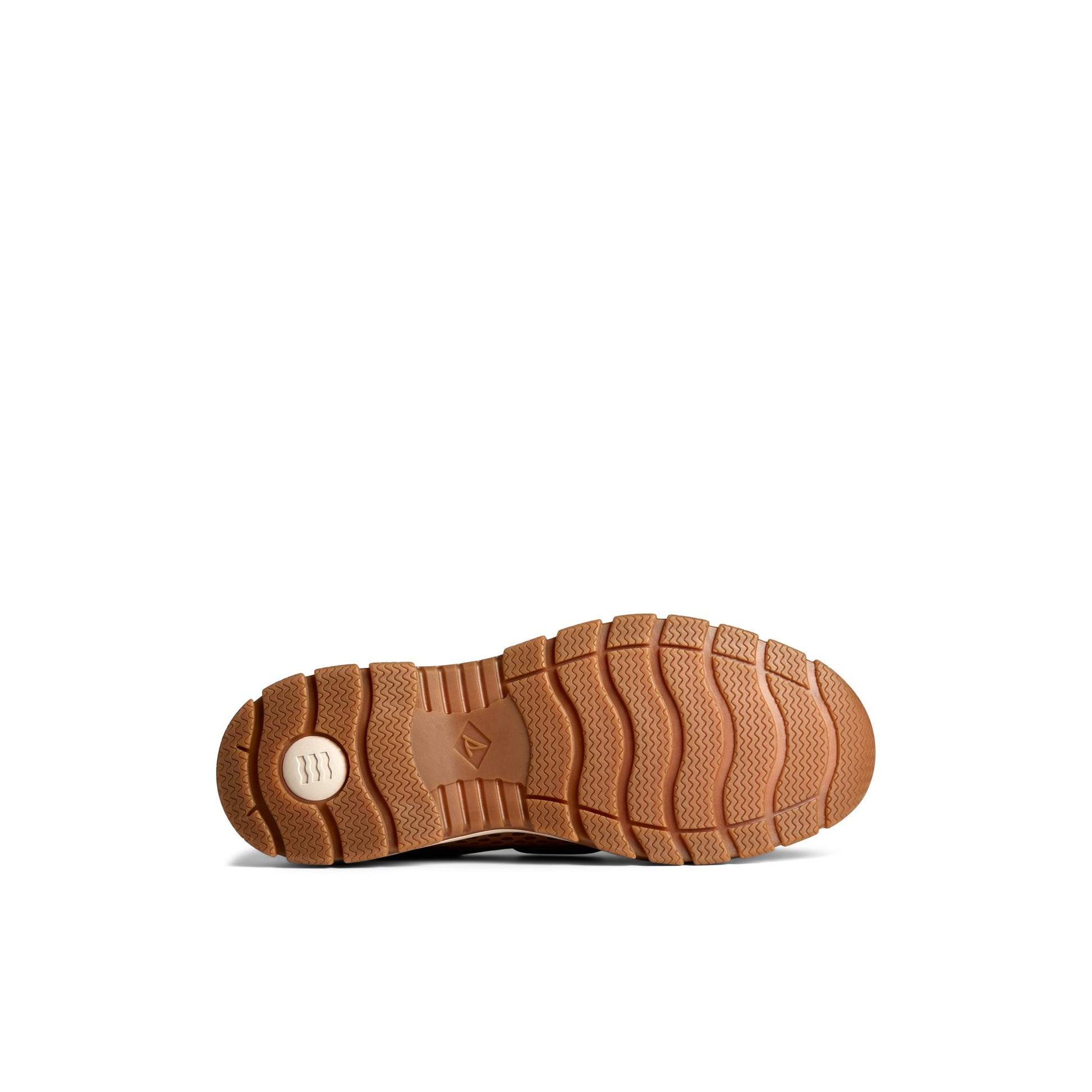 View of Medium Beige Gold Cup™ Billfish™ PLUSHWAVE™ Boat Shoe Boat Shoes's sole