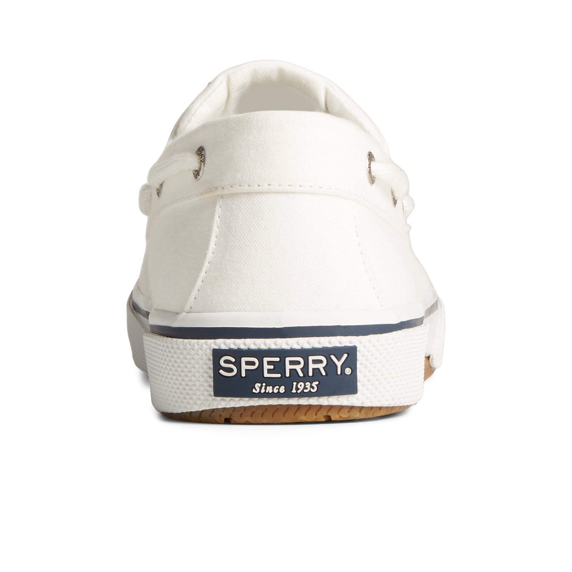 Close-up of the White Halyard 2-Eye Boat Shoe Vulcanized Boat Shoe Sneaker