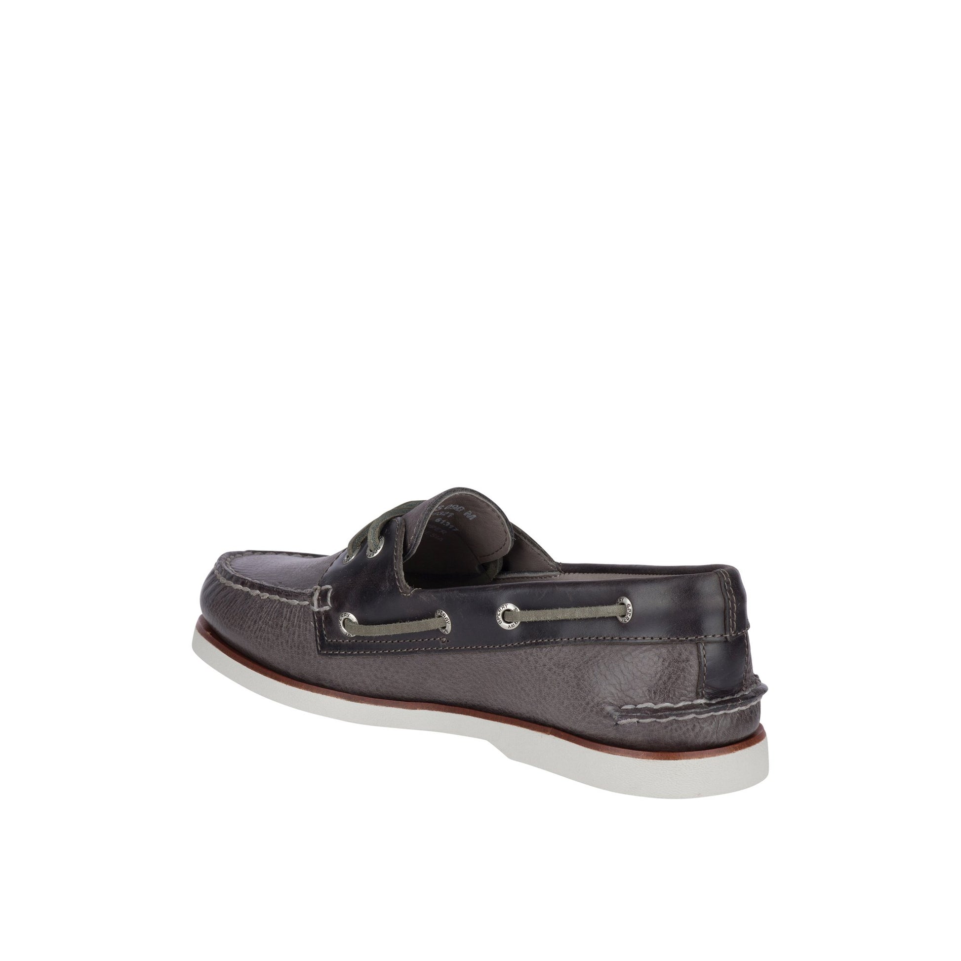 Close-up of the Grey Gold Cup™ Authentic Original™ Rivingston Boat Shoe Boat Shoes