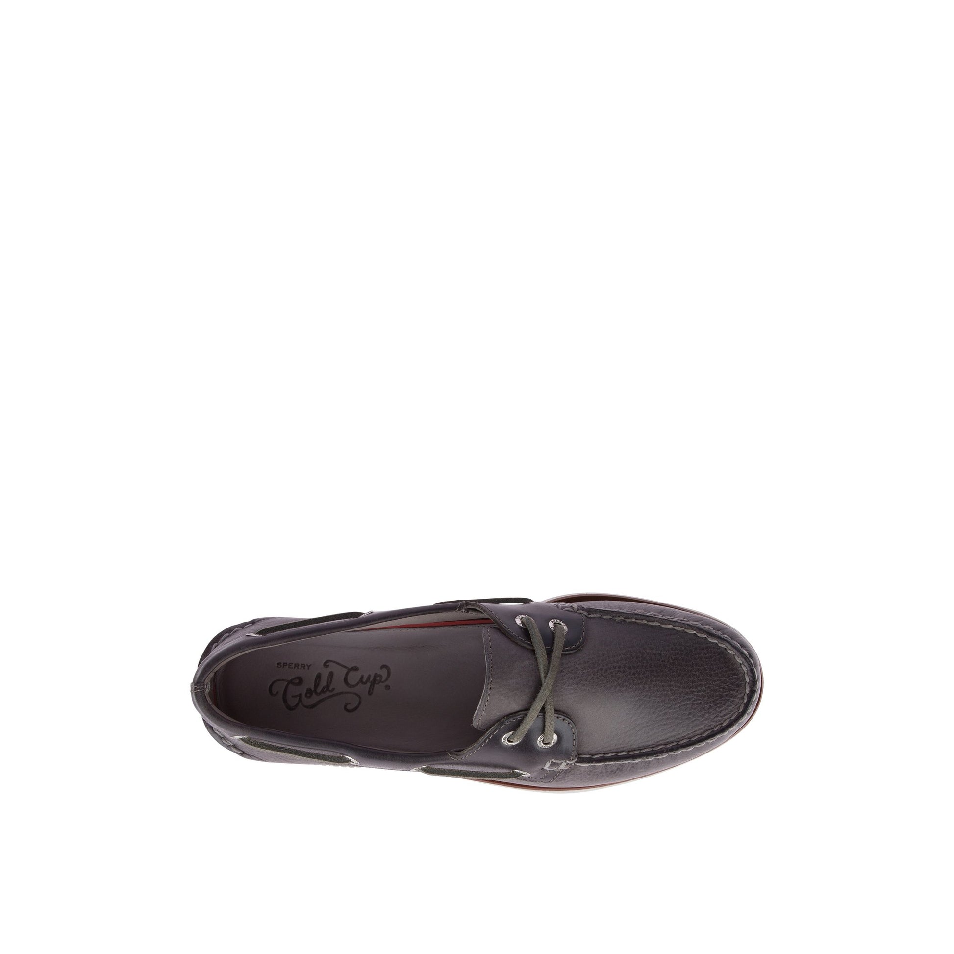 Top-down view of the Grey Gold Cup™ Authentic Original™ Rivingston Boat Shoe Boat Shoes