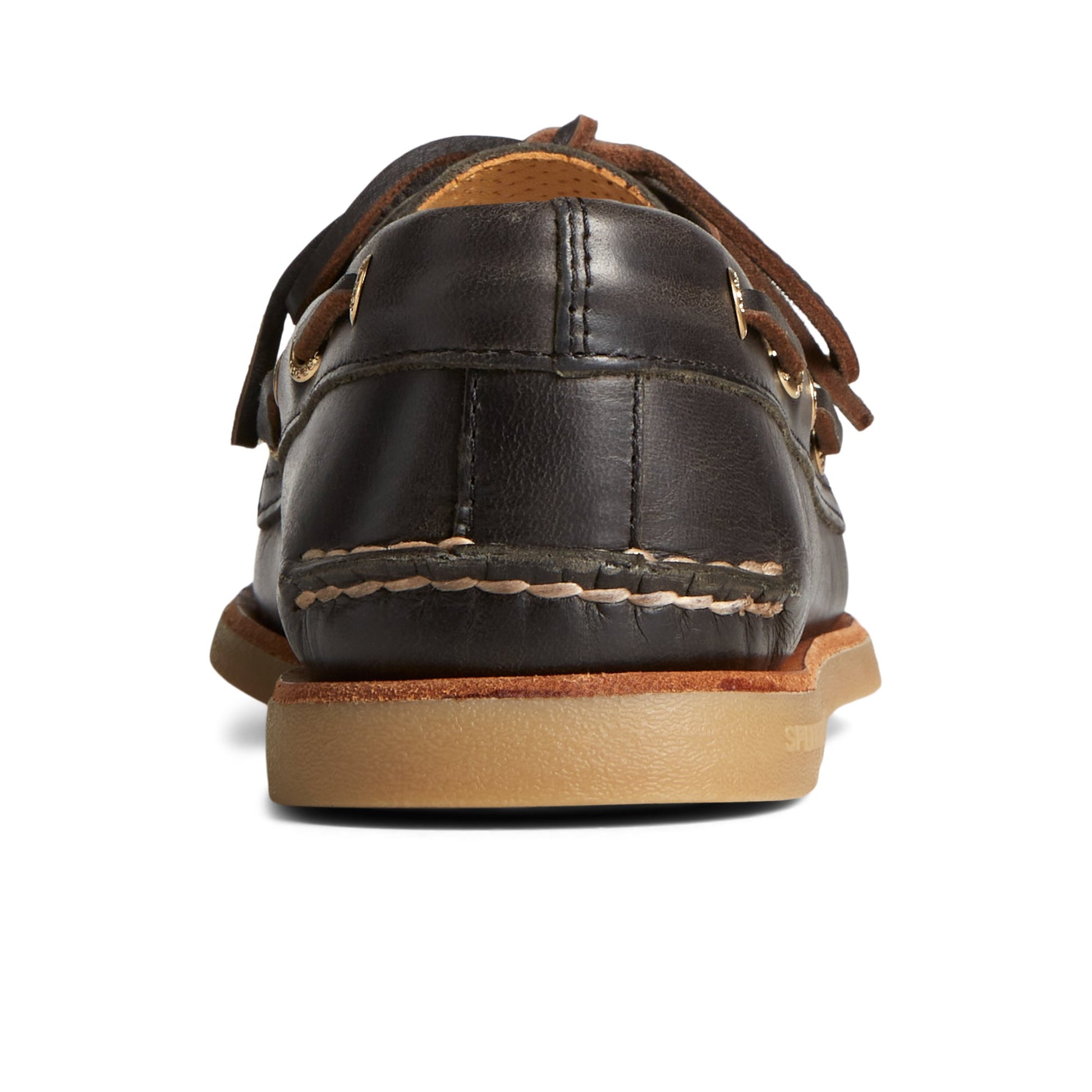 Close-up of the Black Gold Cup™ Authentic Original™ Orleans Leather Boat Shoe Boat Shoes