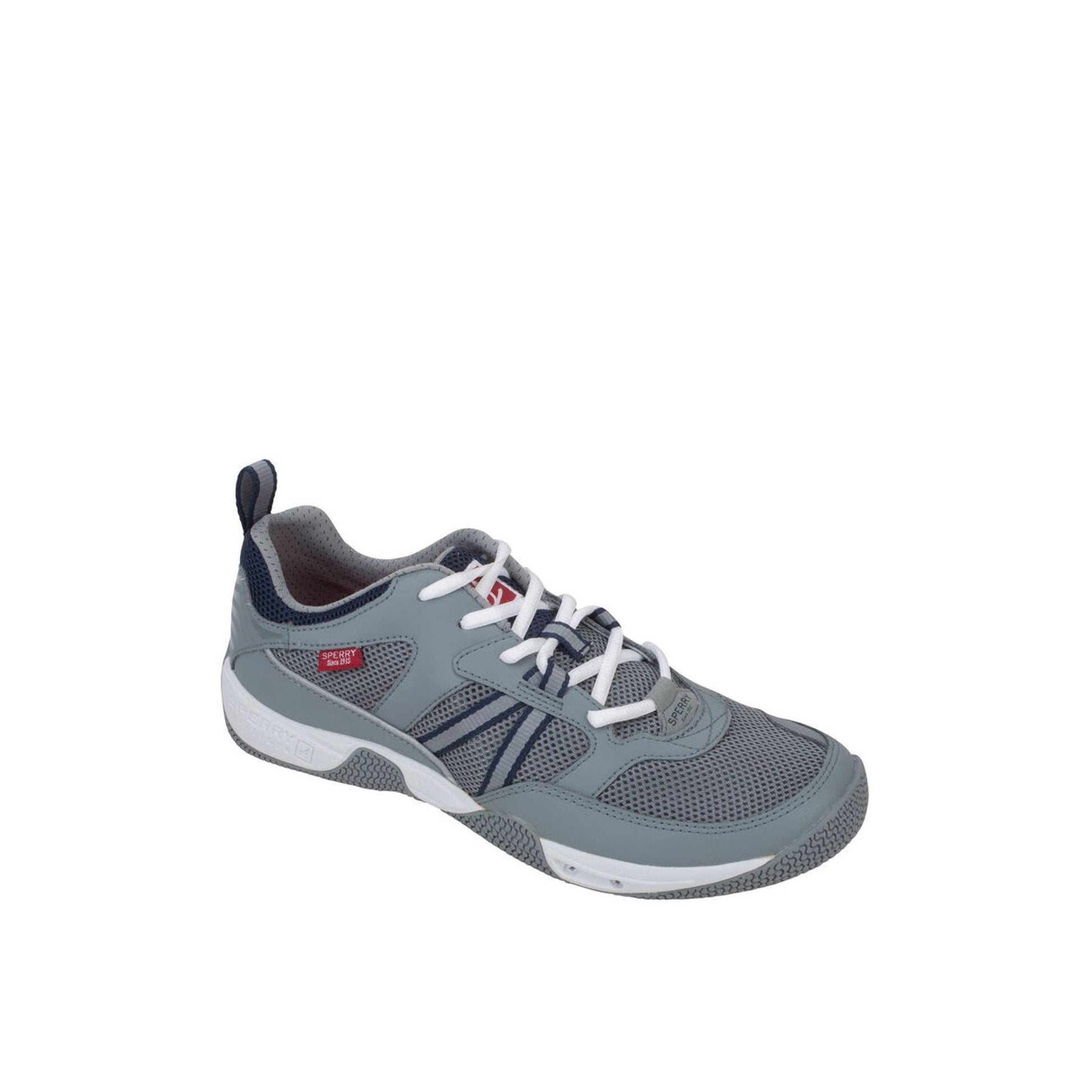 Three-quarter angle of Grey Harbormaster Sneaker Sneakers's front side