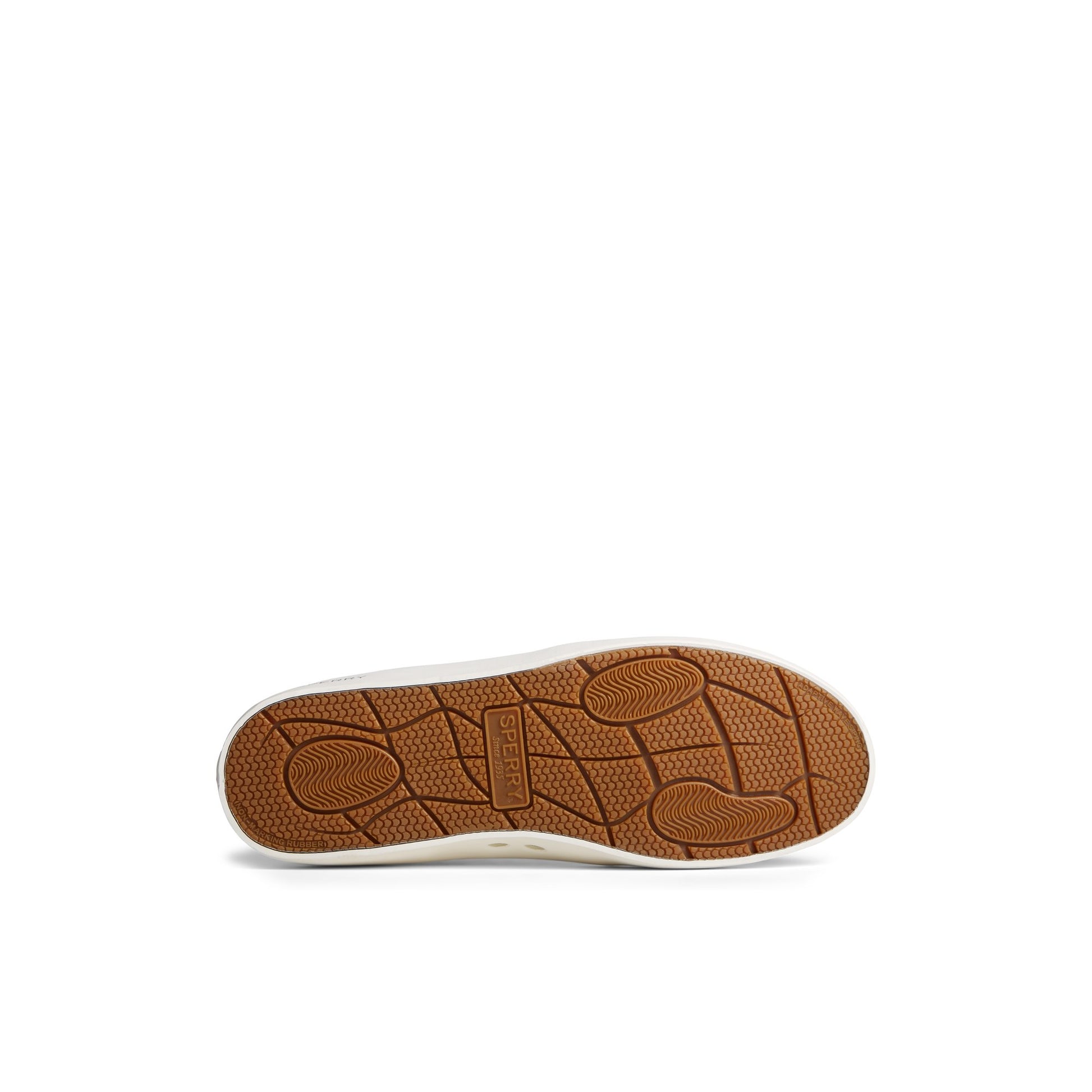 View of Medium Beige SeaCycled™ Fairlead Sneaker Vulcanized Sneaker's sole