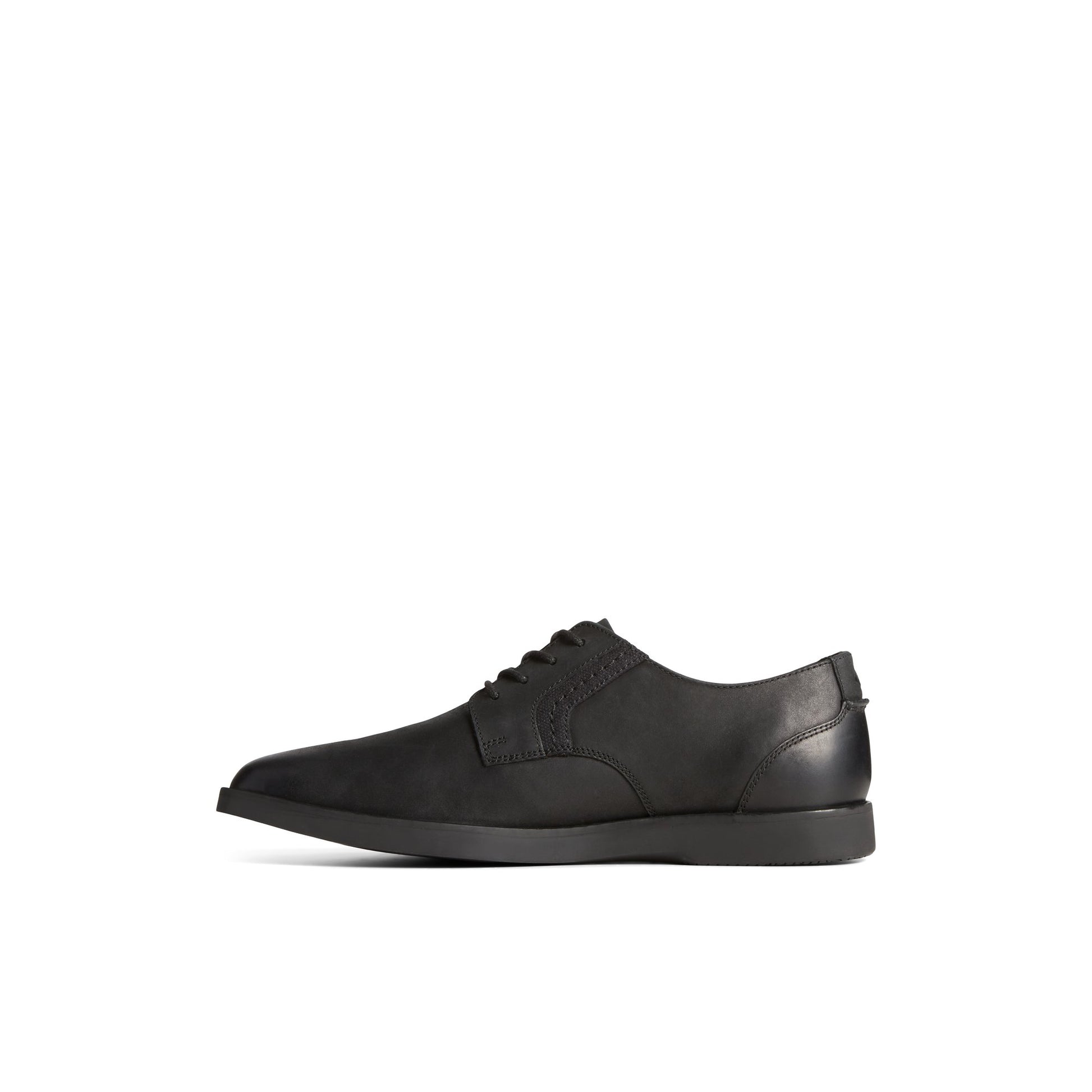 Side view of Black Newman Oxford Dress Shoe Oxford Dress Shoes