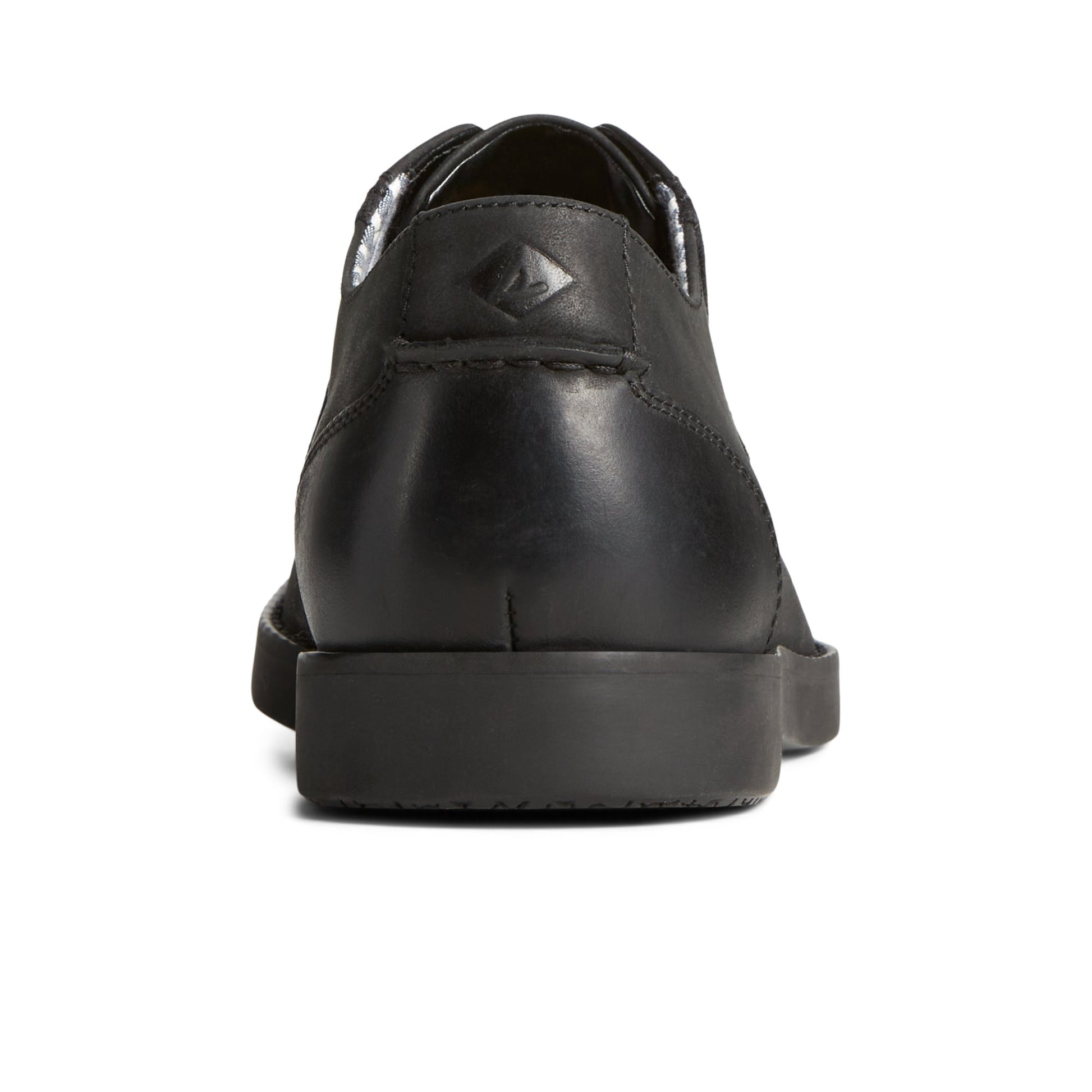 Close-up of the Black Newman Oxford Dress Shoe Oxford Dress Shoes