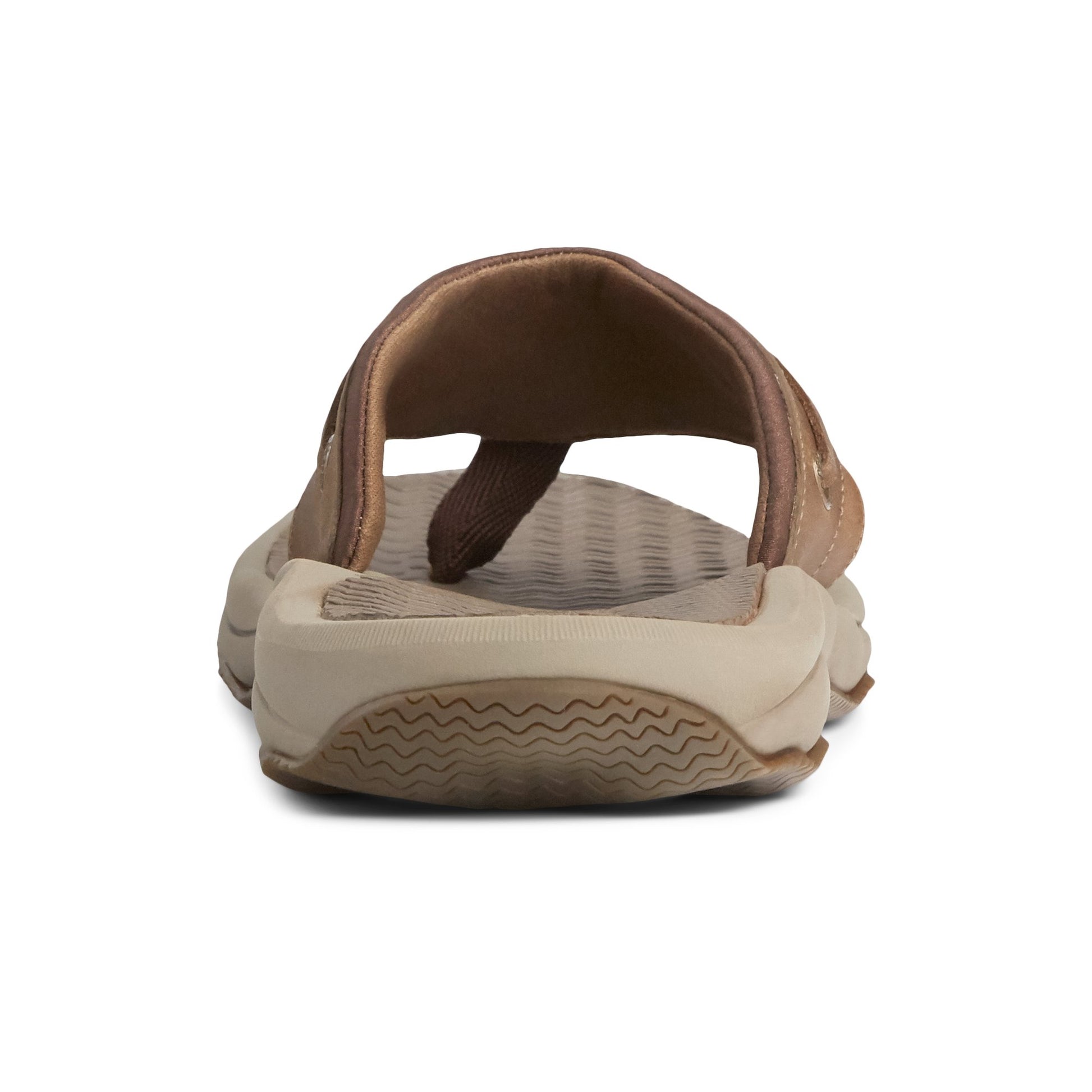 Close-up of the Brown Outer Banks Flip Flop Flip Flop Thong Sandals