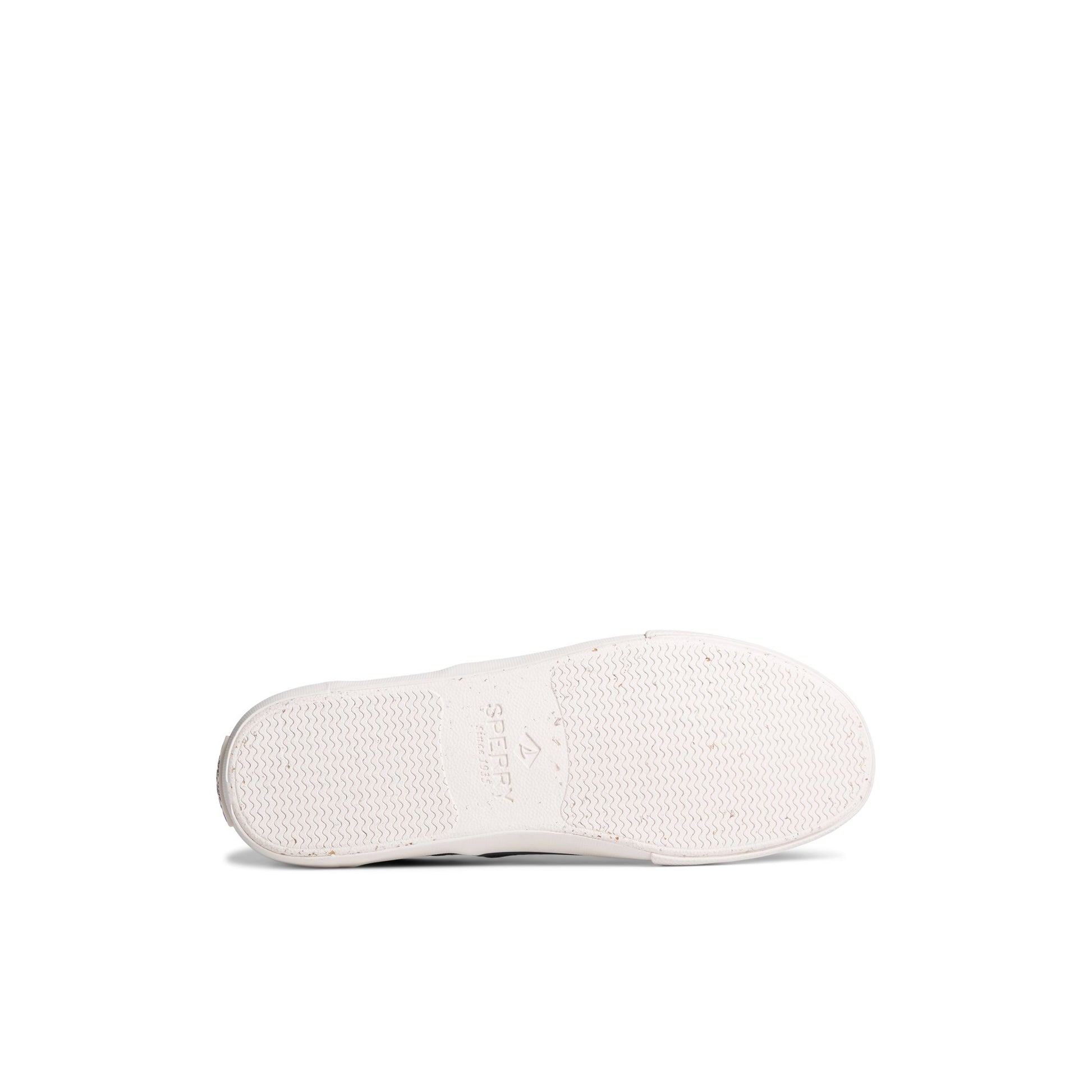 View of Navy SeaCycled™ Striper II CVO Baja Sneaker Vulcanized Sneaker's sole