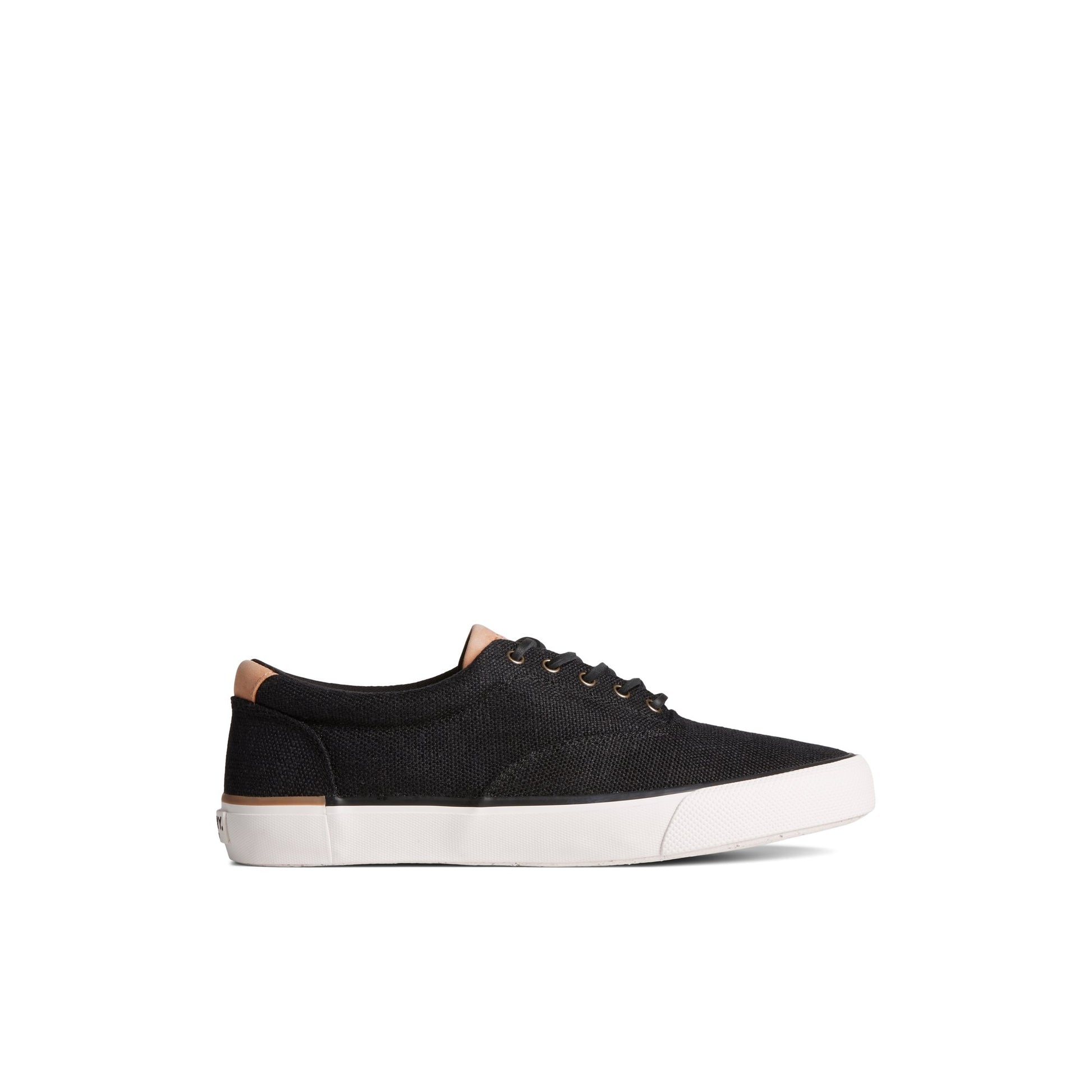 Main View of Black SeaCycled™ Striper II CVO Baja Sneaker Vulcanized Sneaker for Mens