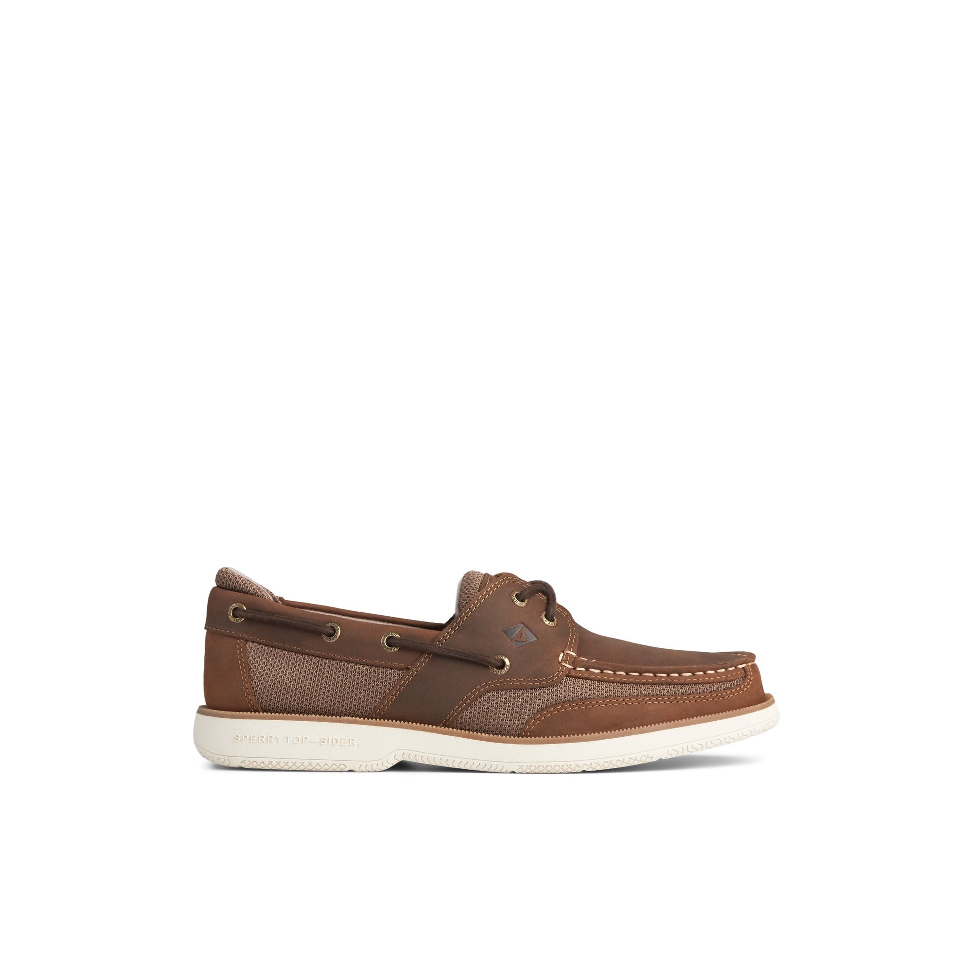 Main View of Dark brown Surveyor 2-Eye Boat Shoe Boat Shoes for Mens