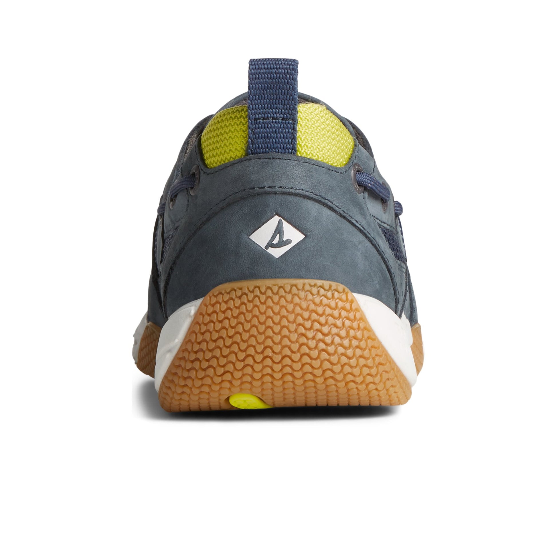 Close-up of the Navy Sea Kite Sport Moc Boat Shoe Boat Shoe Sneaker