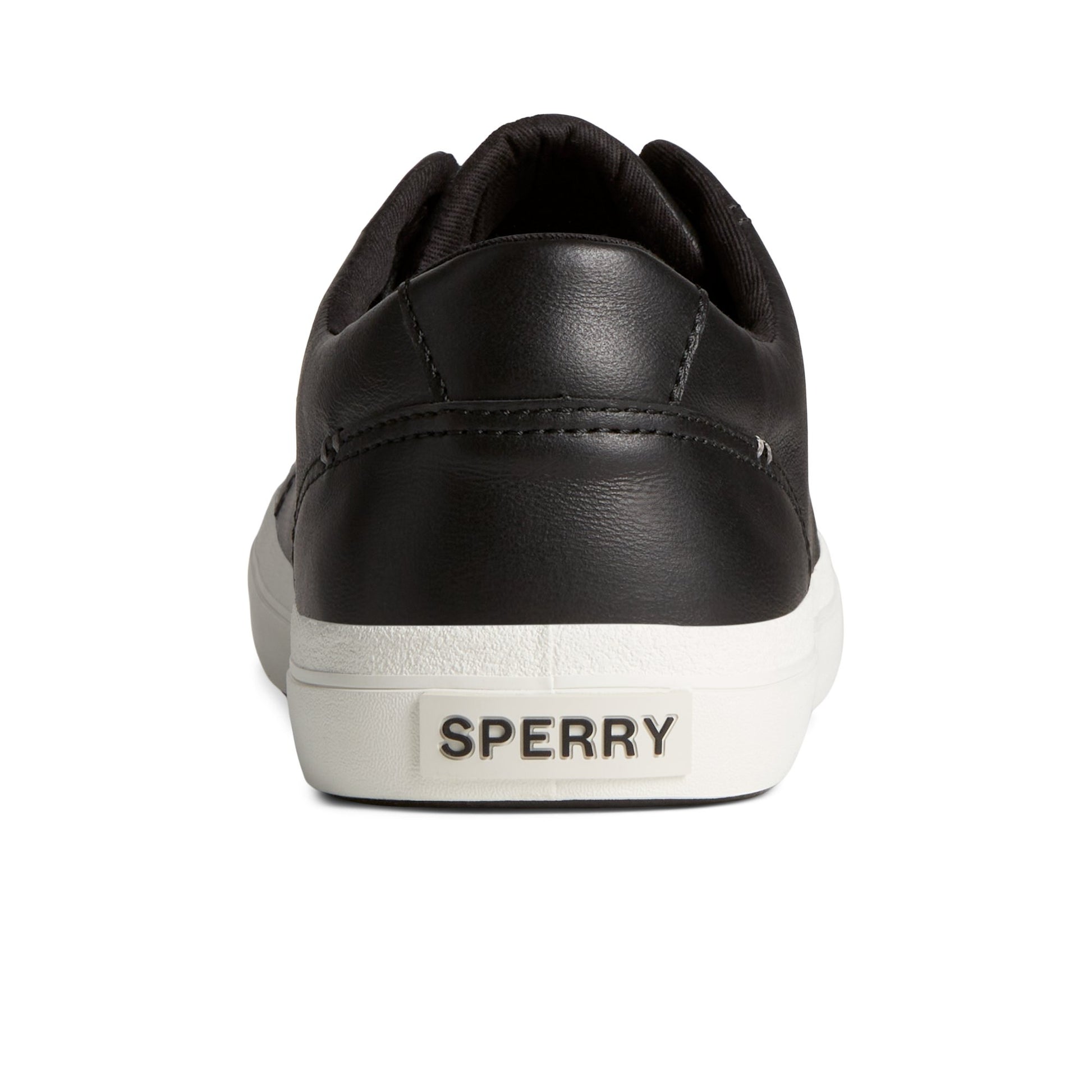 Close-up of the Black Striper II LLT Leather Sneaker Vulcanized Sneaker