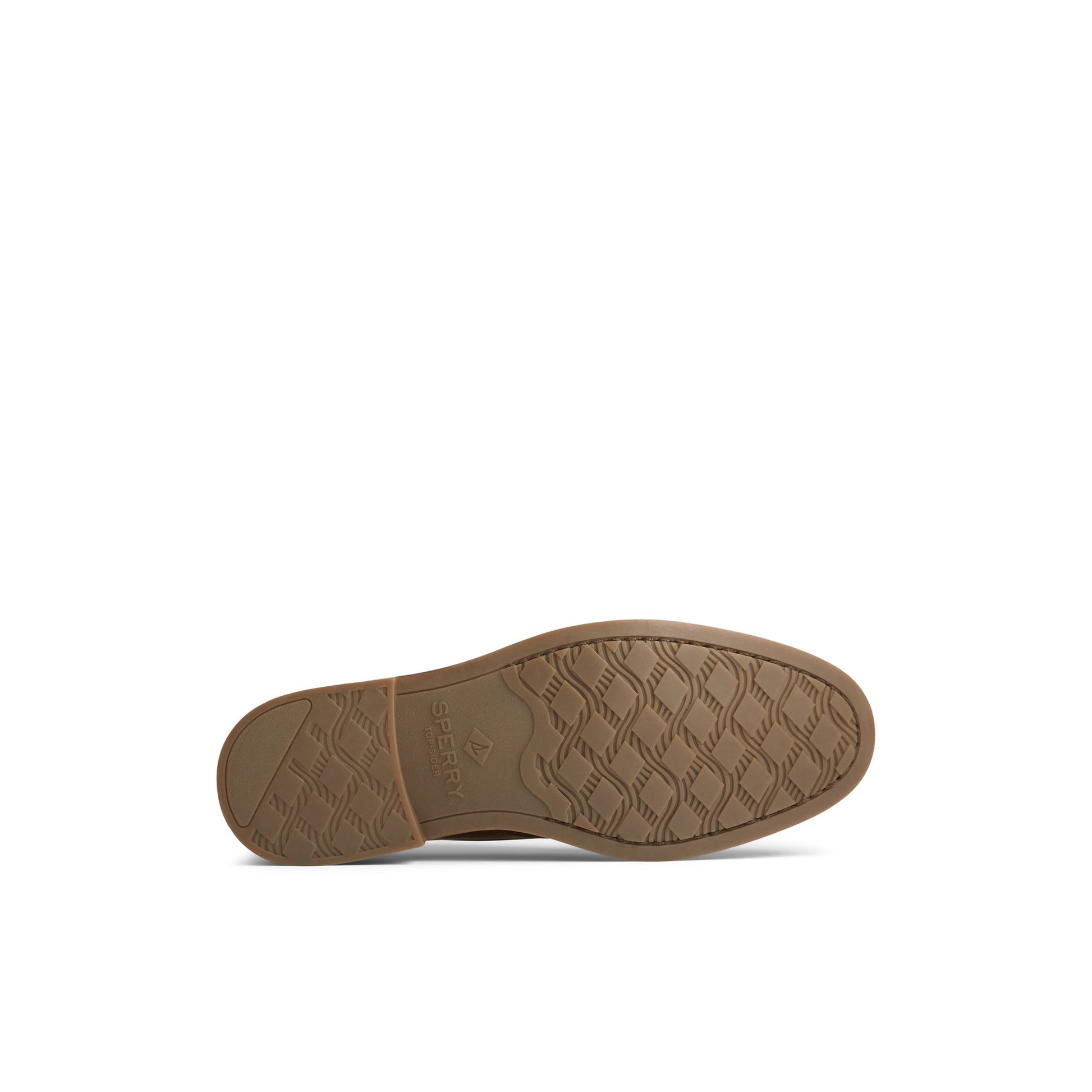 View of Medium Beige Topsfield Penny Loafer Penny Loafer's sole
