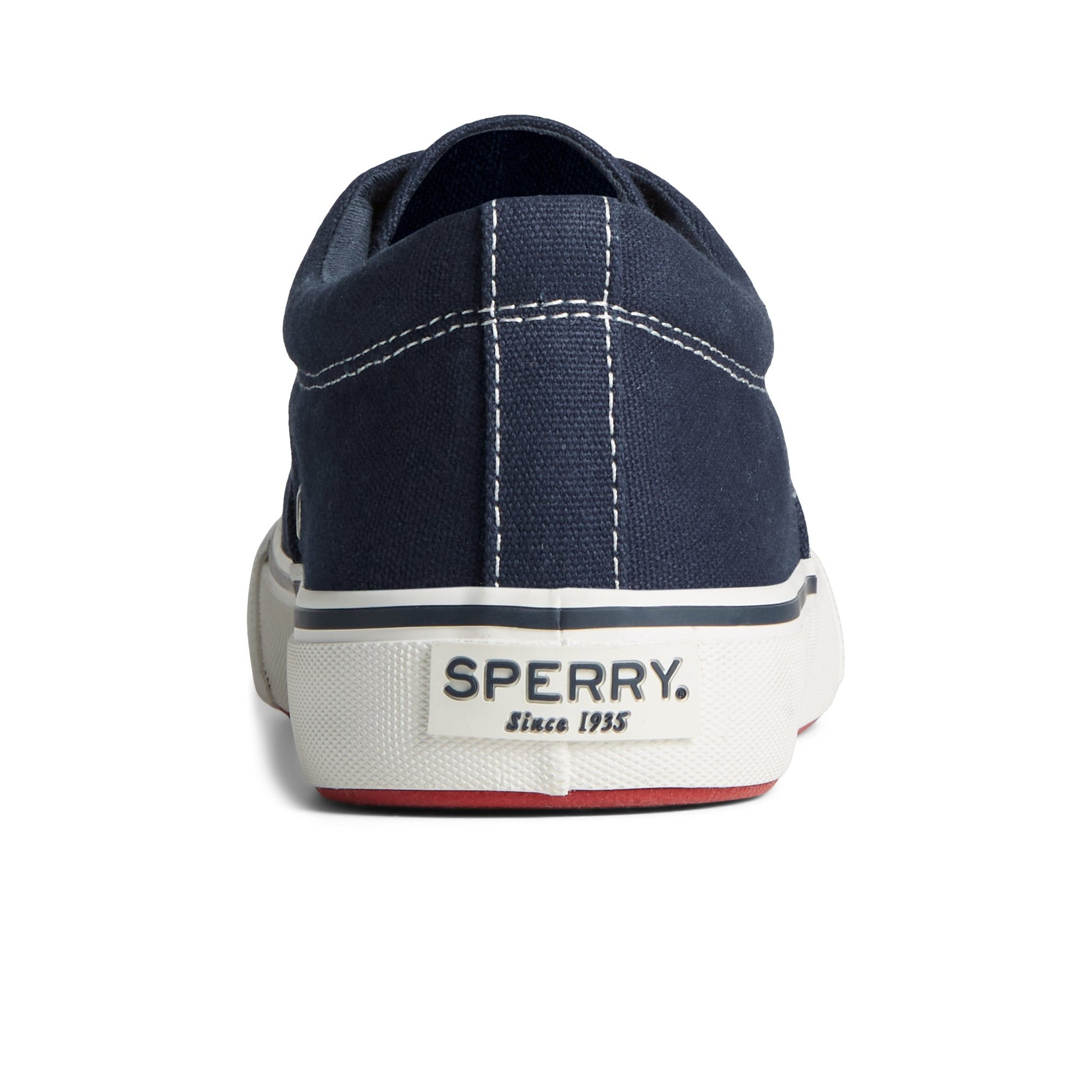 Close-up of the Navy Striper II Canvas CVO Sneaker Vulcanized Sneaker
