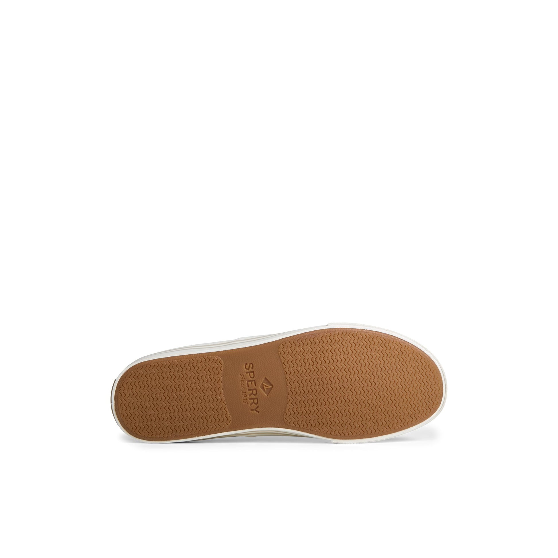 View of Grey Striper II Linen CVO Sneaker Vulcanized Sneaker's sole