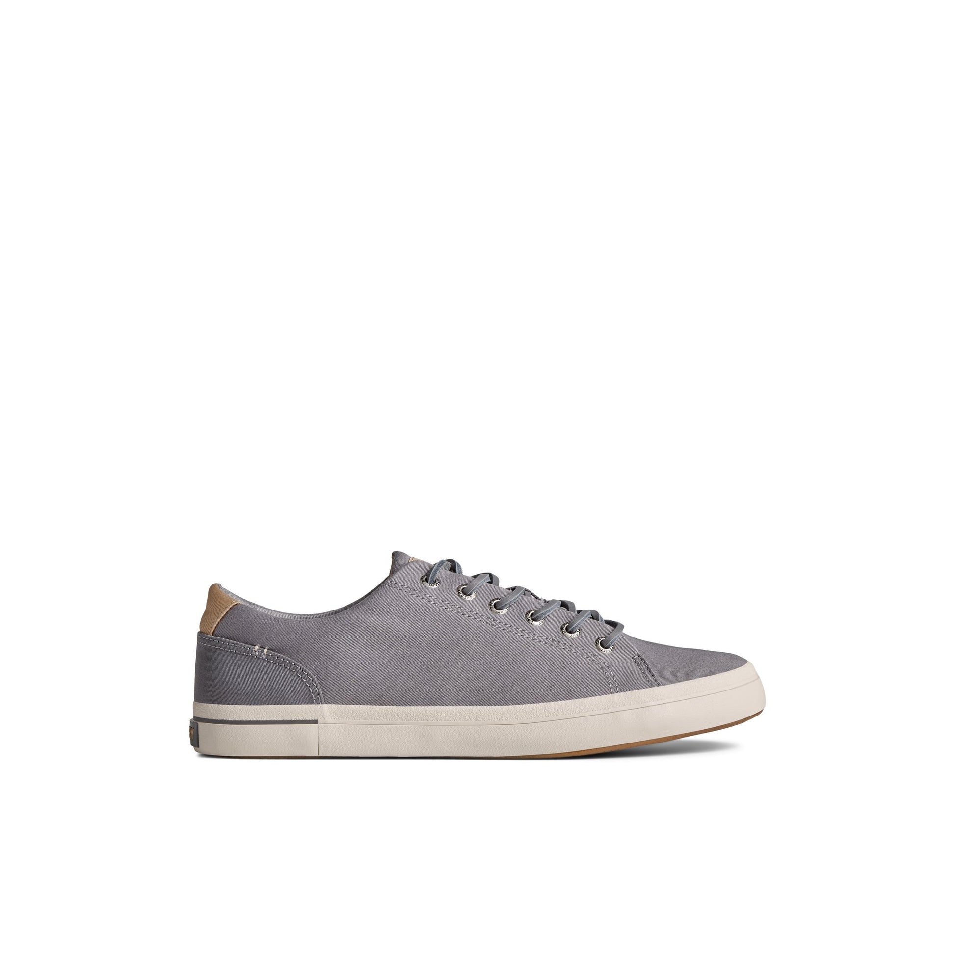 Main View of Grey SeaCycled™ Striper II Textile Sneaker Vulcanized Sneaker for Unisex