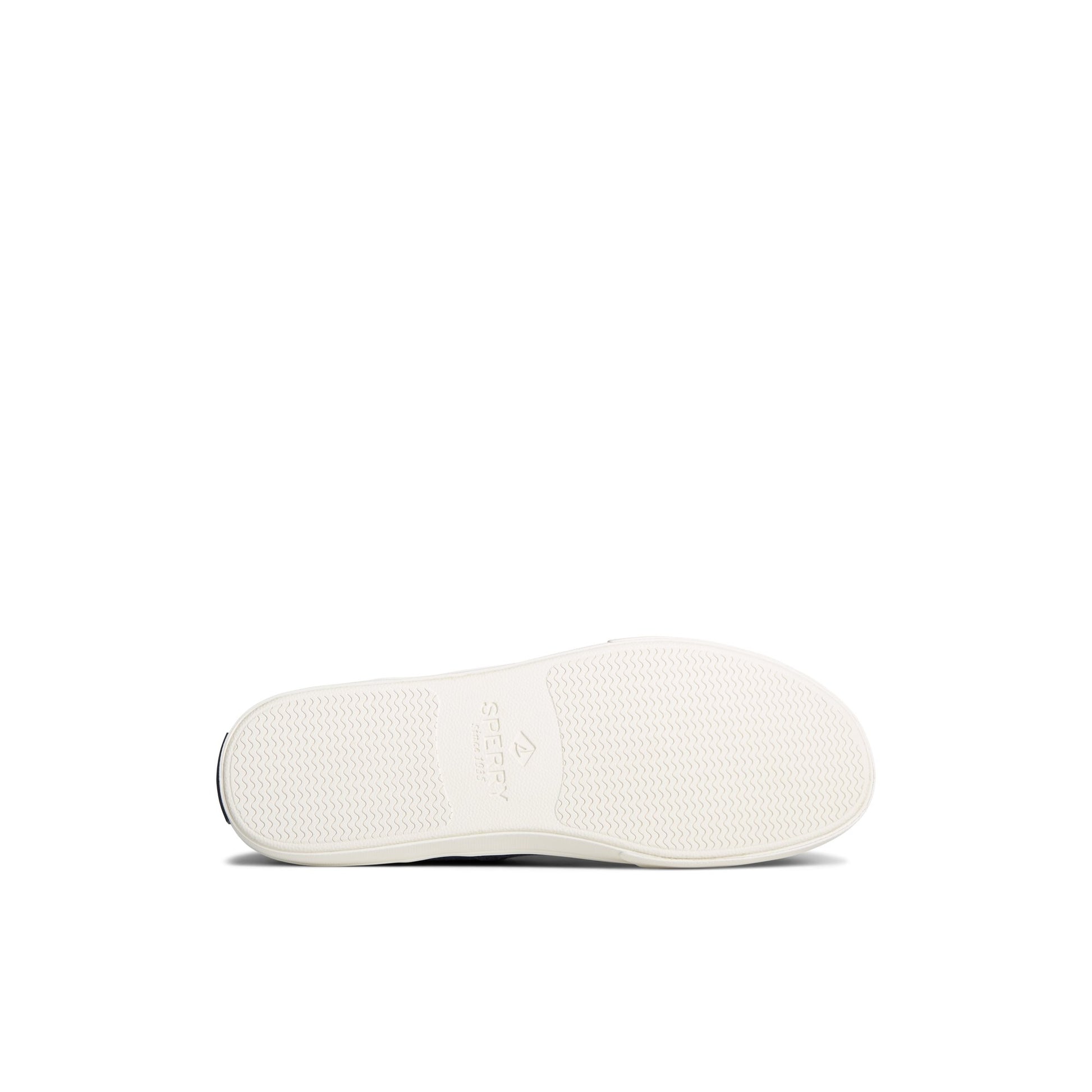 View of Navy Striper II Baja CVO Sneaker Vulcanized Sneaker's sole
