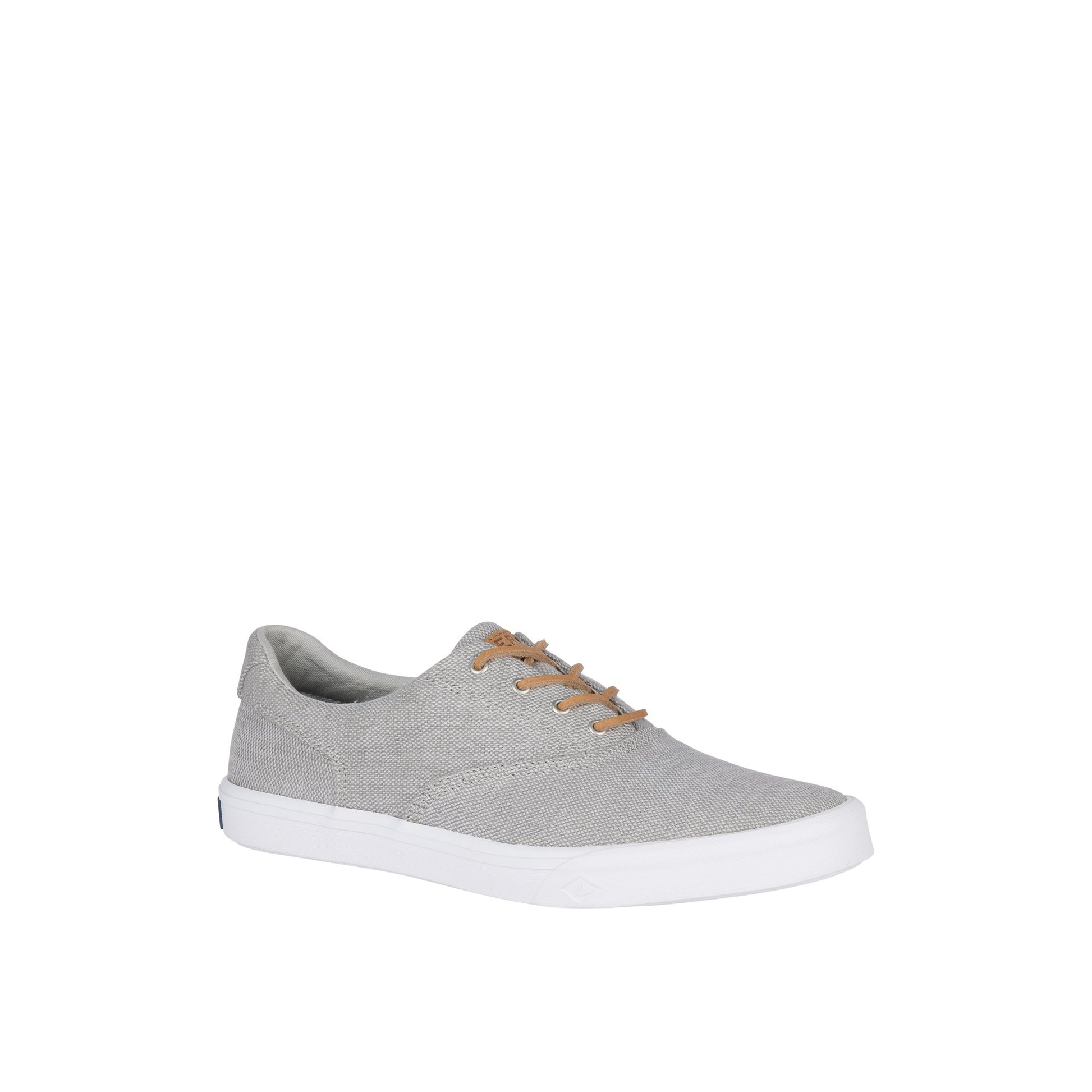 Three-quarter angle of Grey Striper II Baja CVO Sneaker Vulcanized Sneaker's front side