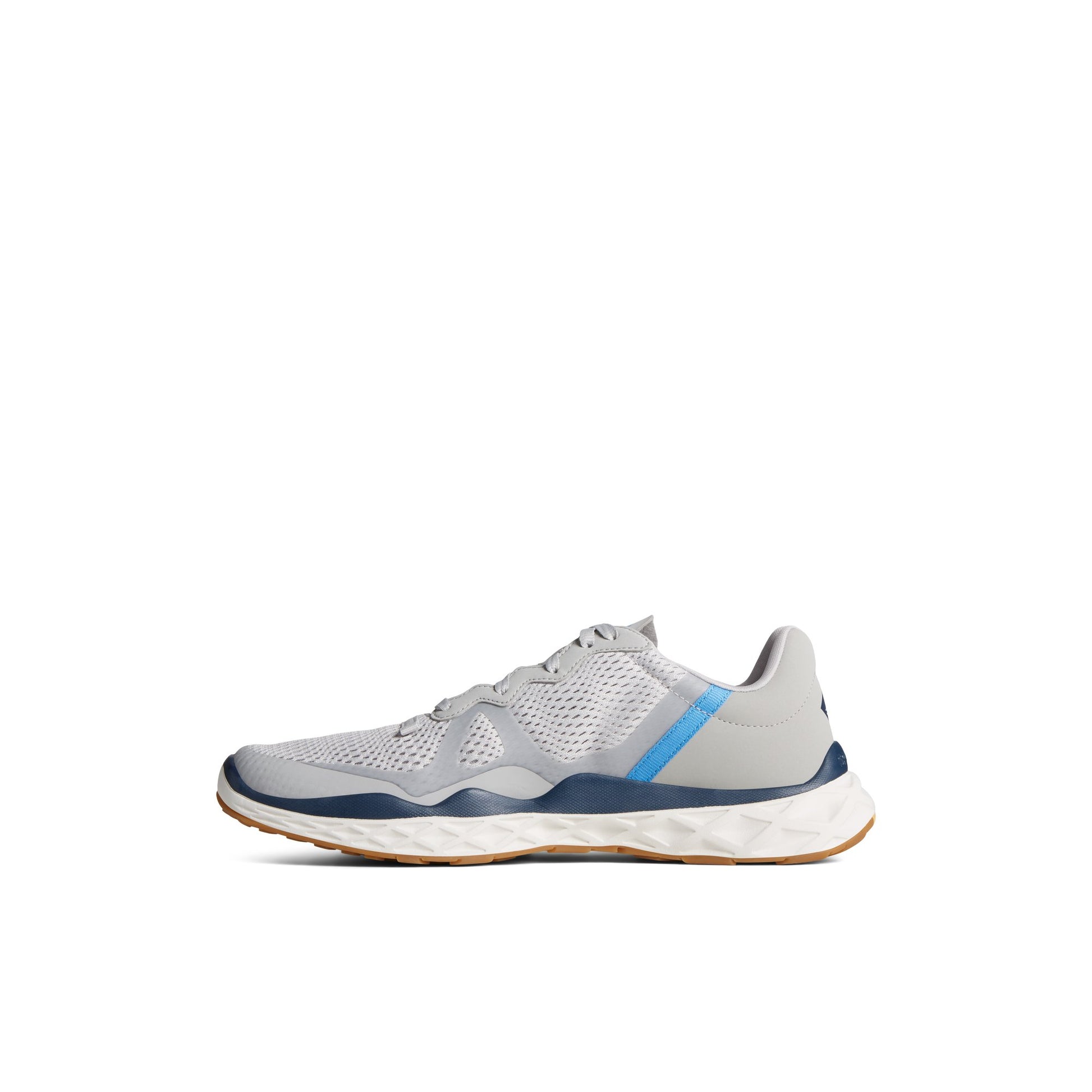 Side view of Grey SeaCycled™ Headsail Sneaker Sneakers
