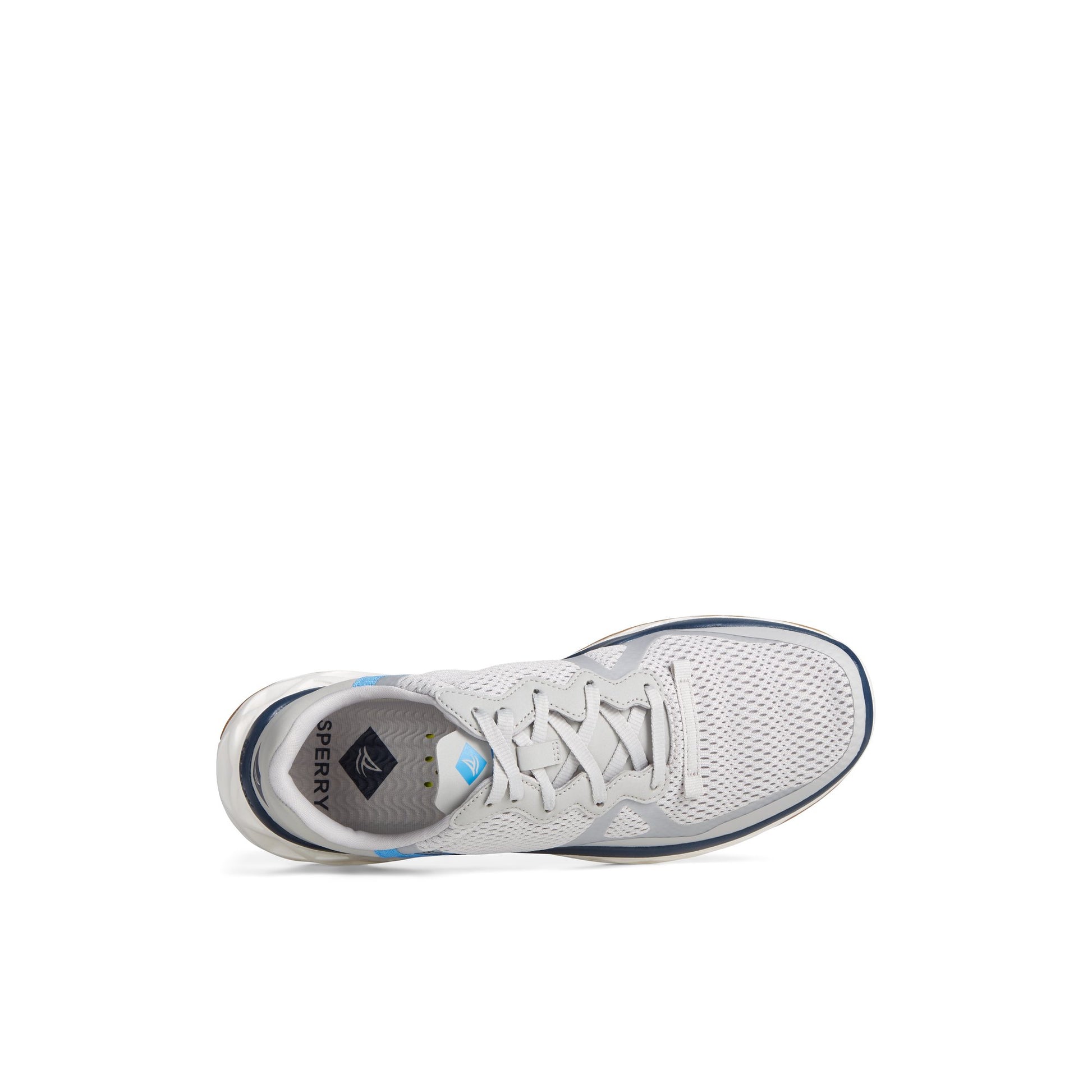 Top-down view of the Grey SeaCycled™ Headsail Sneaker Sneakers